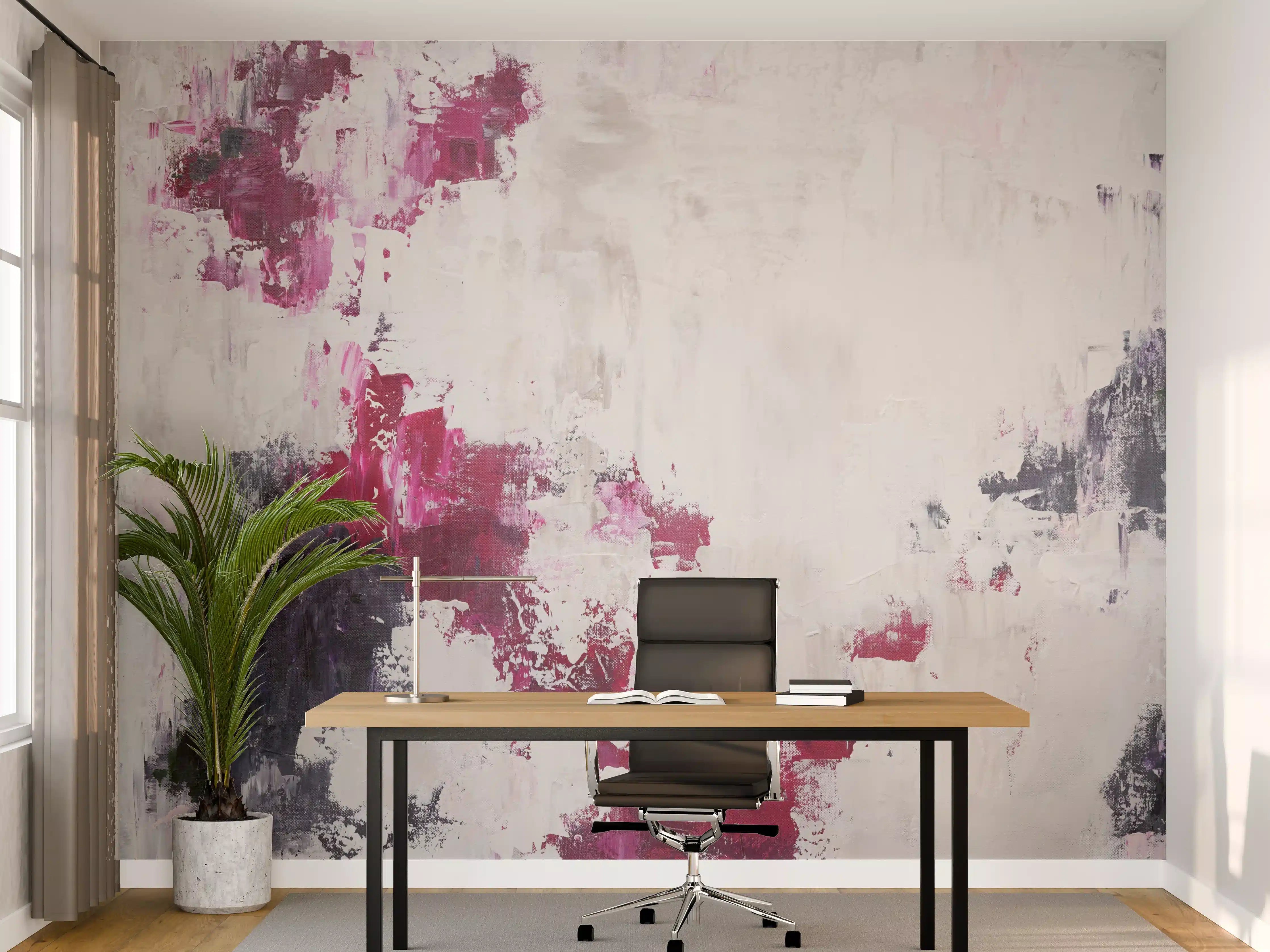 Büro Wandgestaltung - Abstraktes Acryl Gemälde