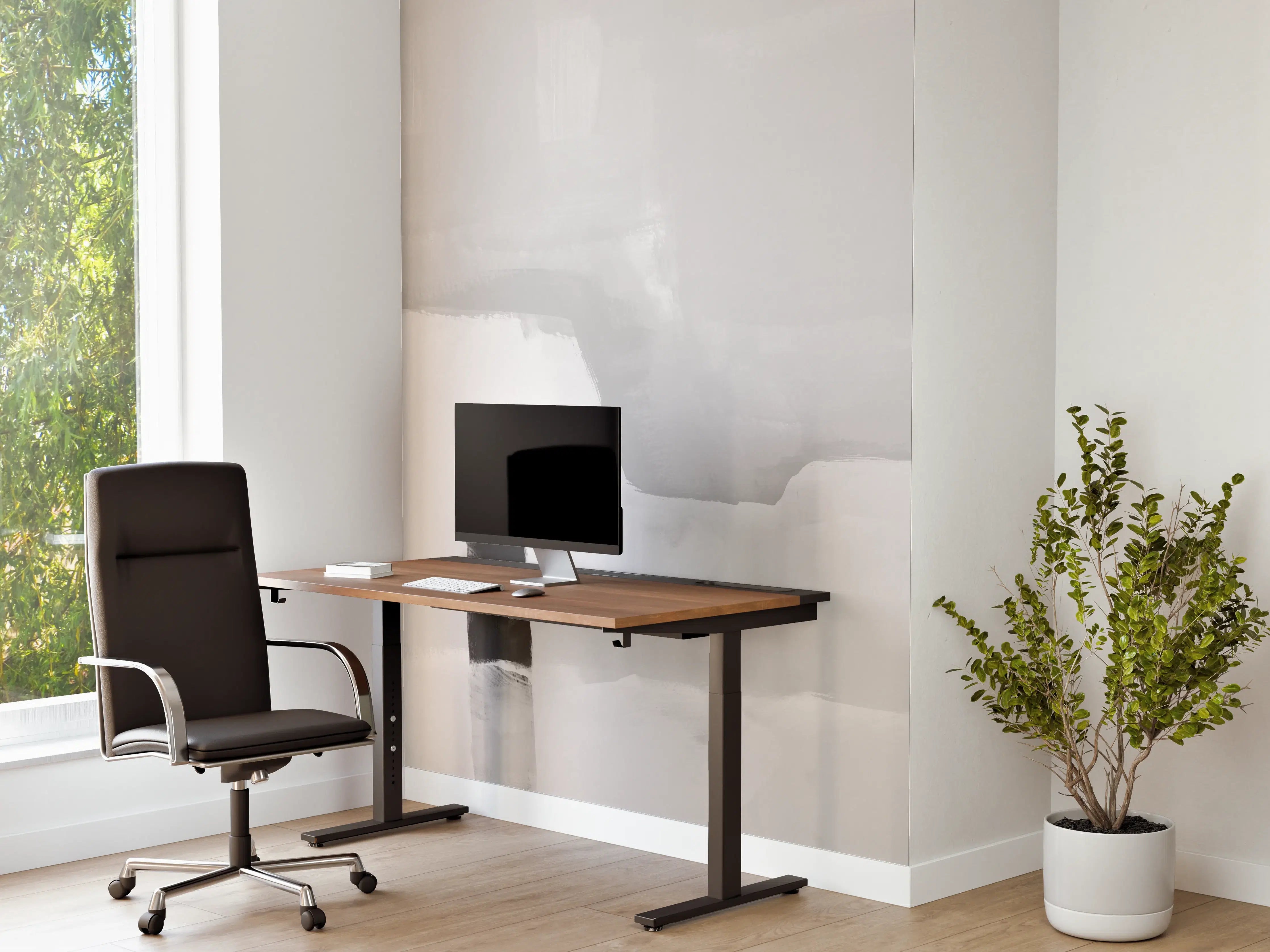 Büro Wandgestaltung - Abstraktes Gemälde - Pinselstriche