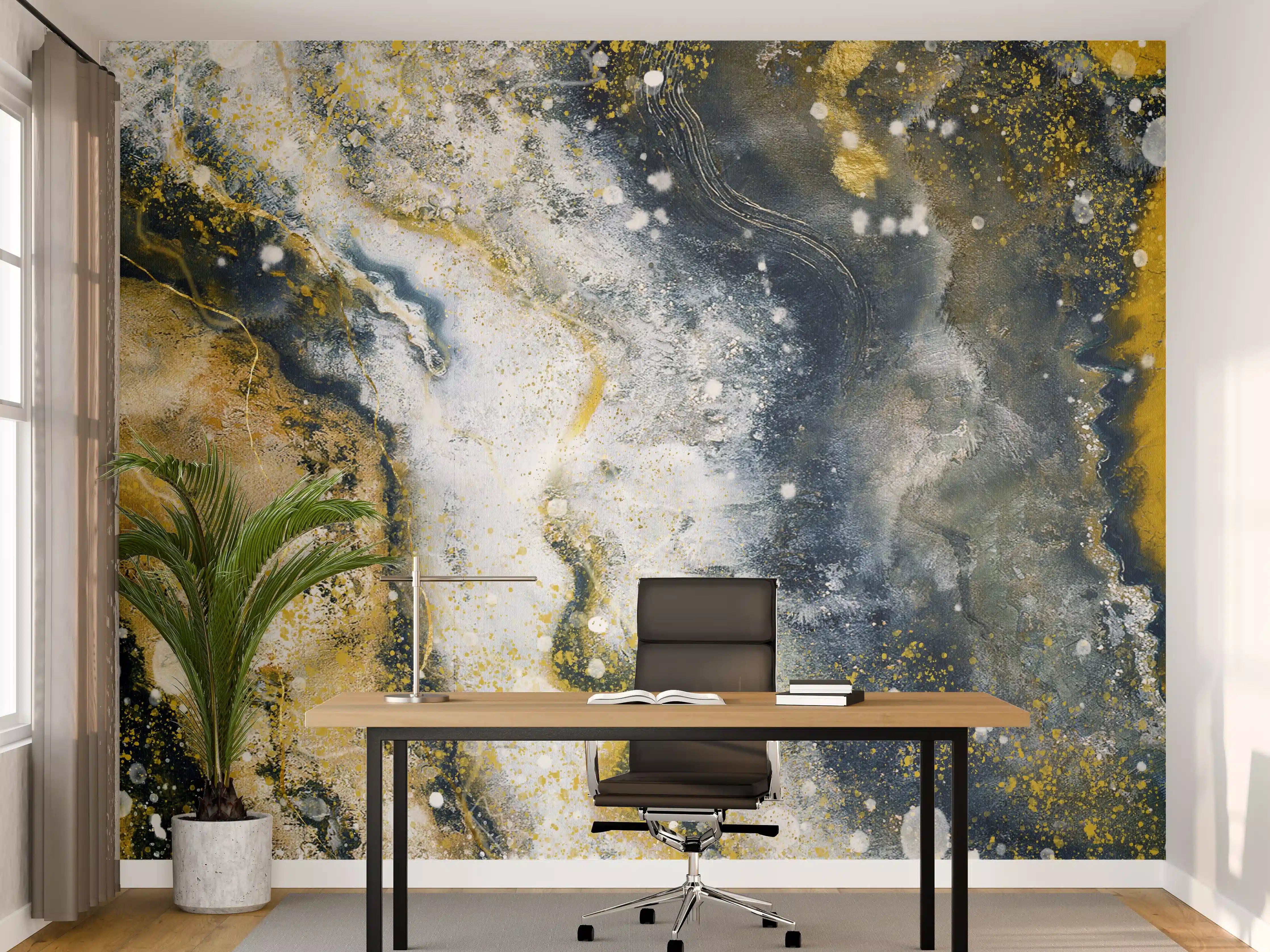 Büro Wandgestaltung - Abstraktes Kunstwert - Flüssigkunst