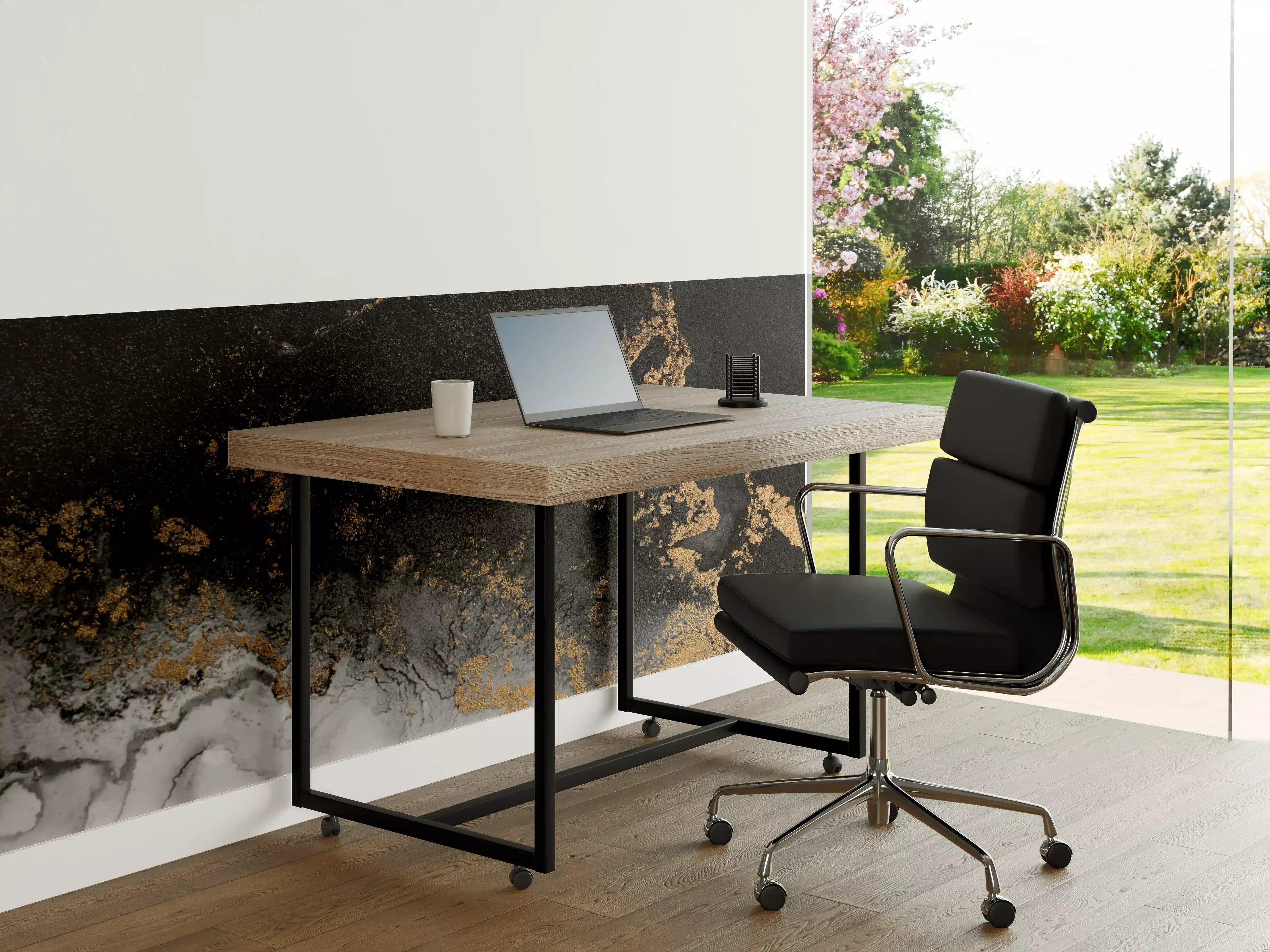 Büro Wandgestaltung - Abstraktes Marmor Design - Flüssigkunst