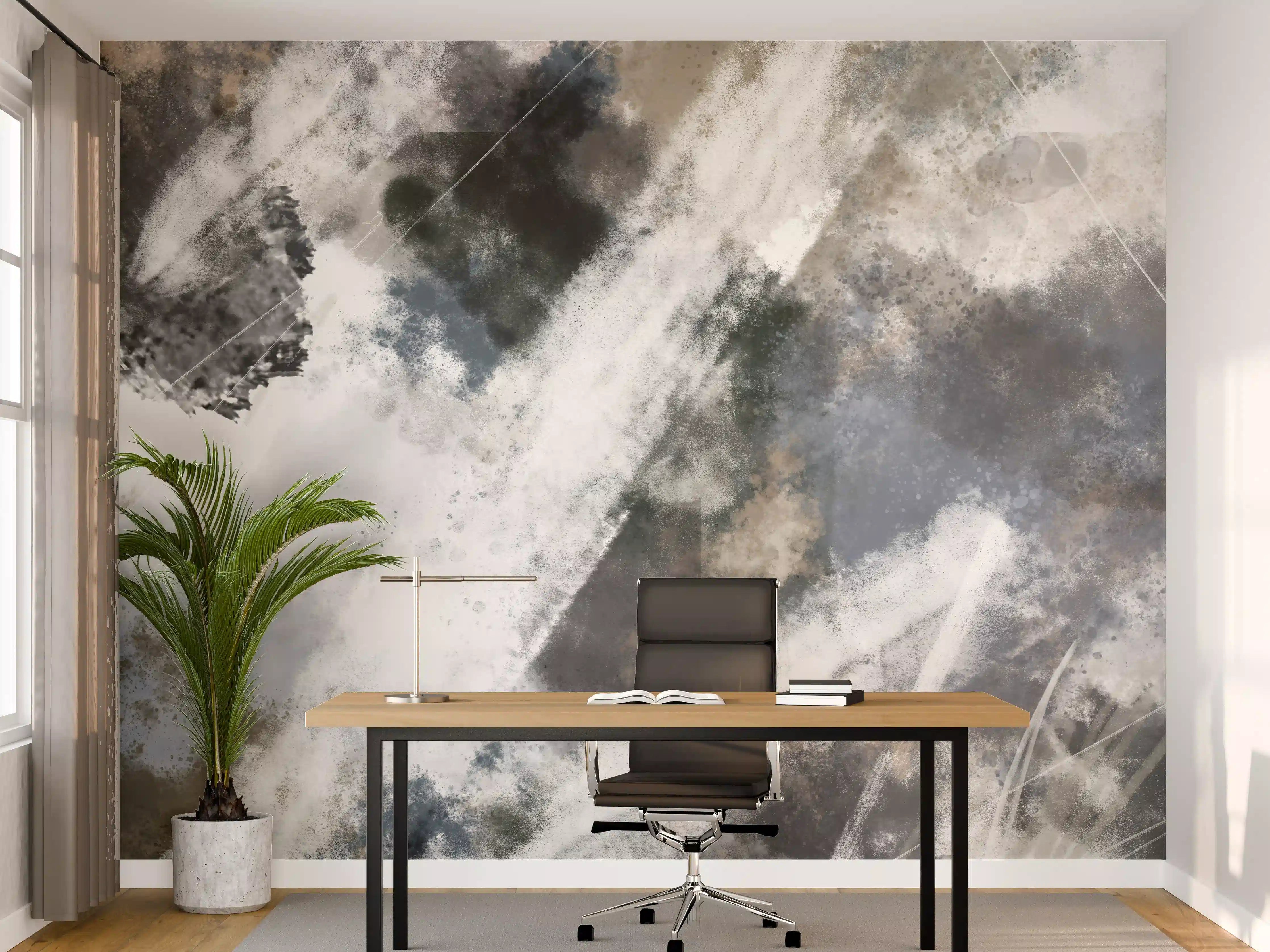 Büro Wandgestaltung - Abstraktes Muster - Modern