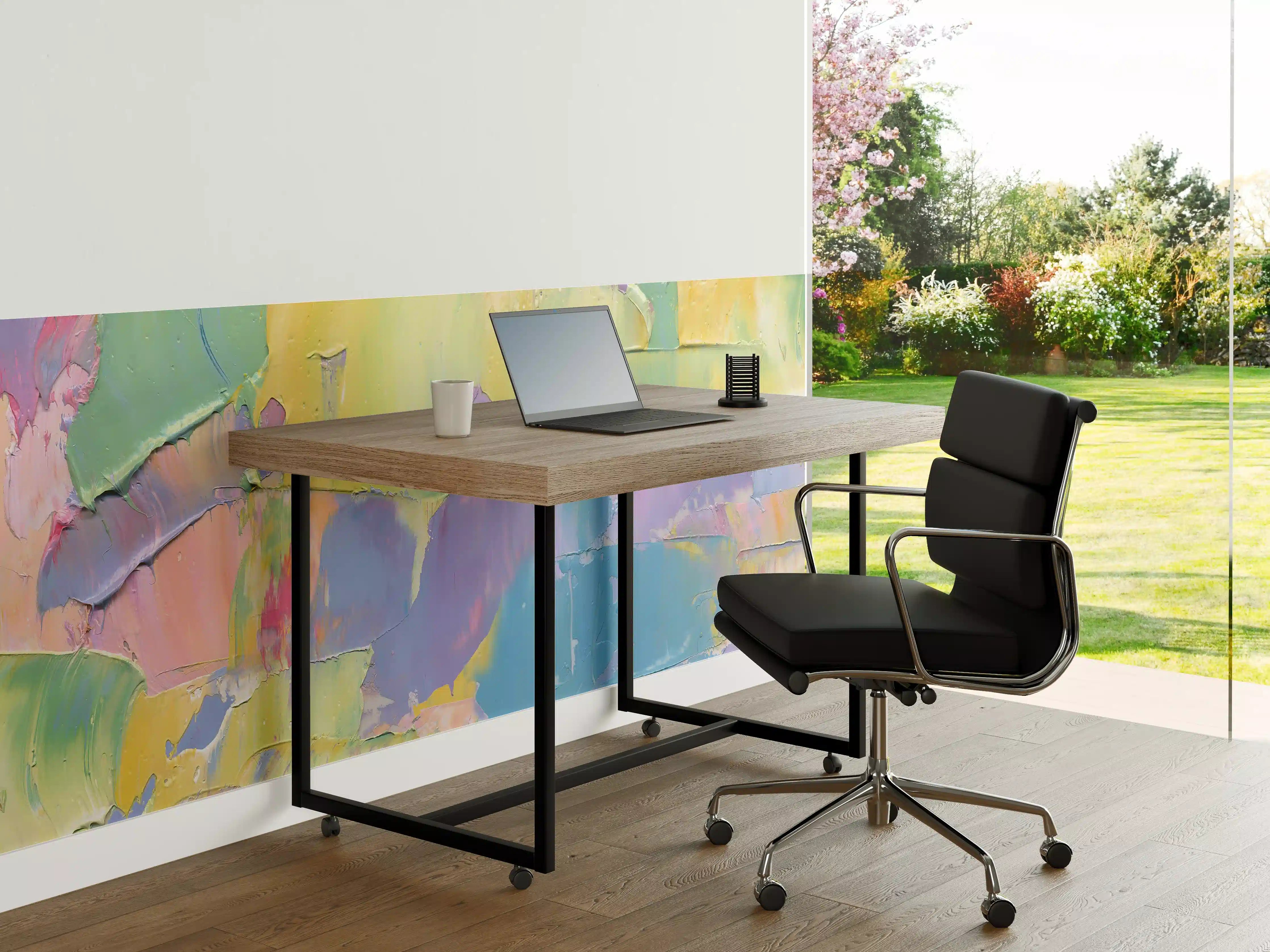 Büro Wandgestaltung - Acryl Kunstwerk - bunt