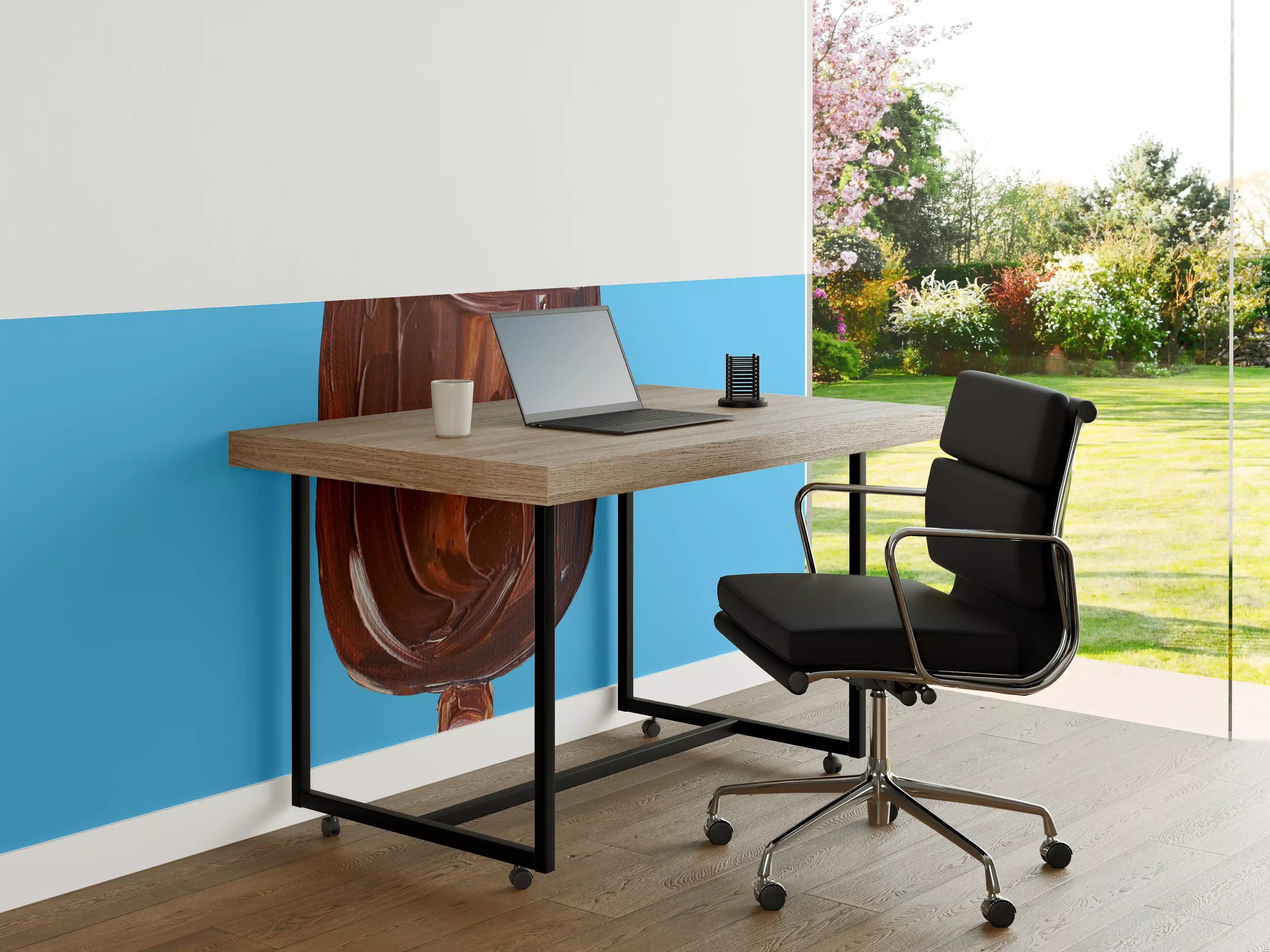 Büro Wandgestaltung - Acryl Zeichnung - Eis