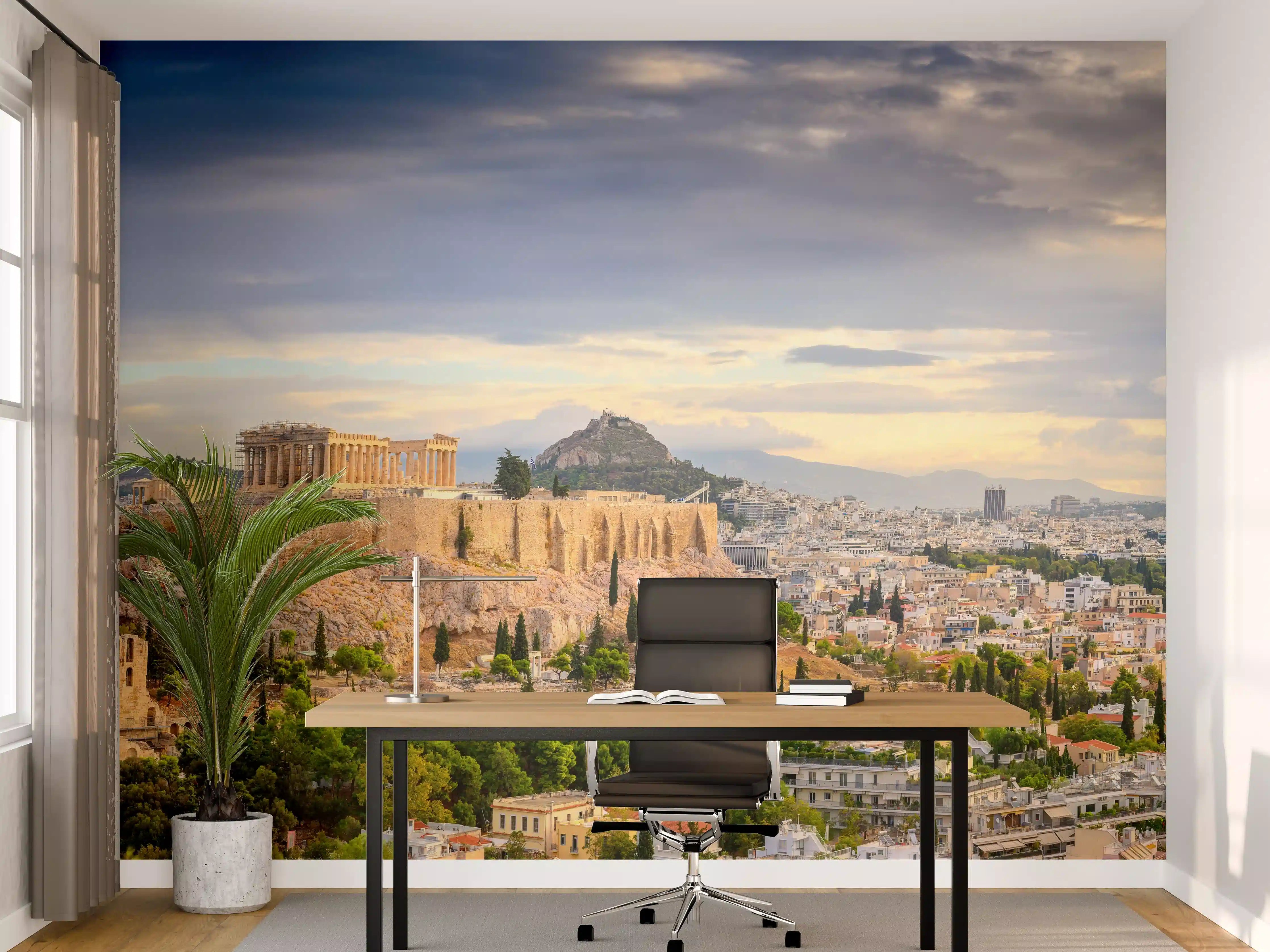 Büro Wandgestaltung - Akropolis Athen Panorama