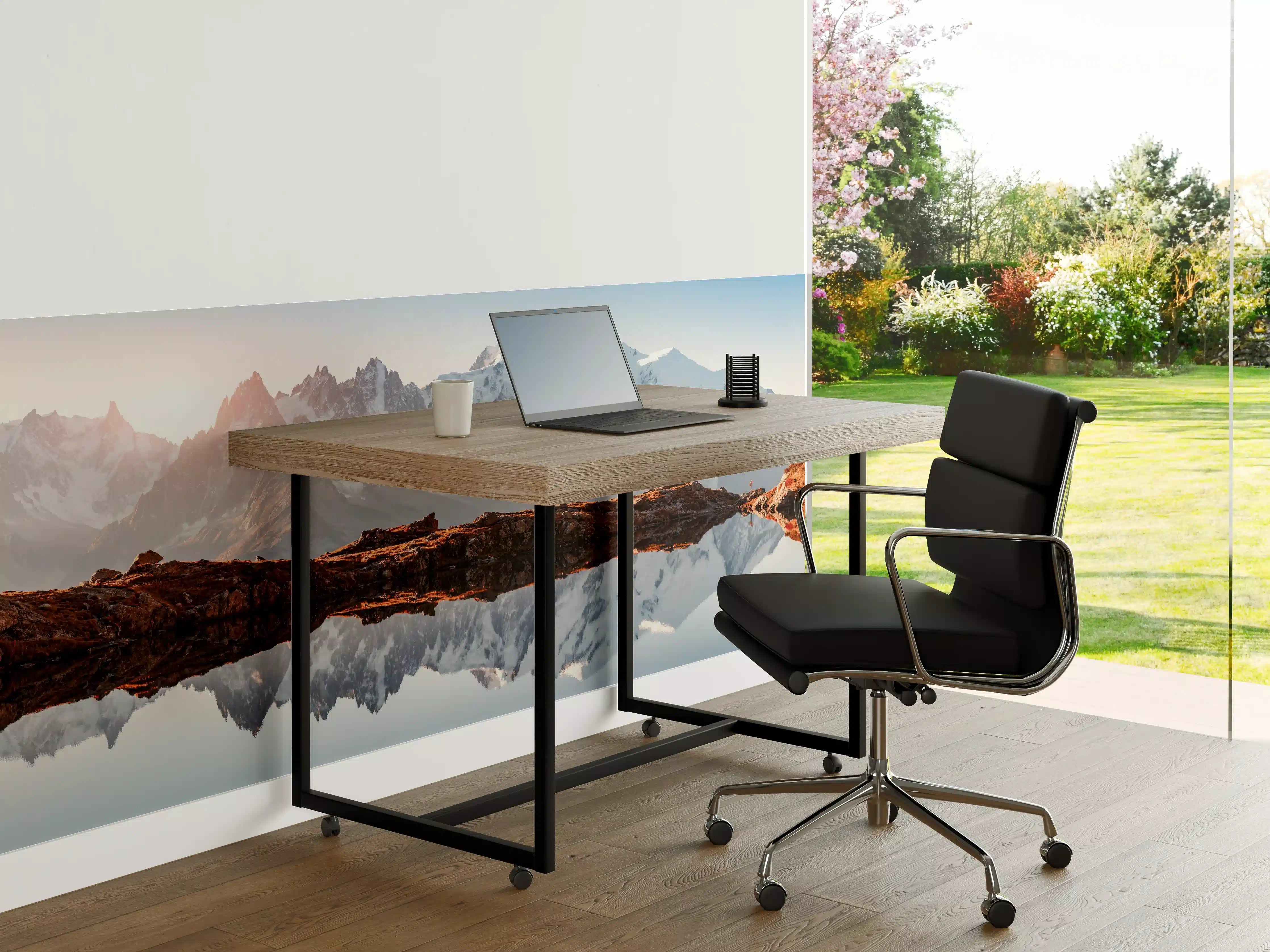 Büro Wandgestaltung - Alpen Panorama am Lac Blanc