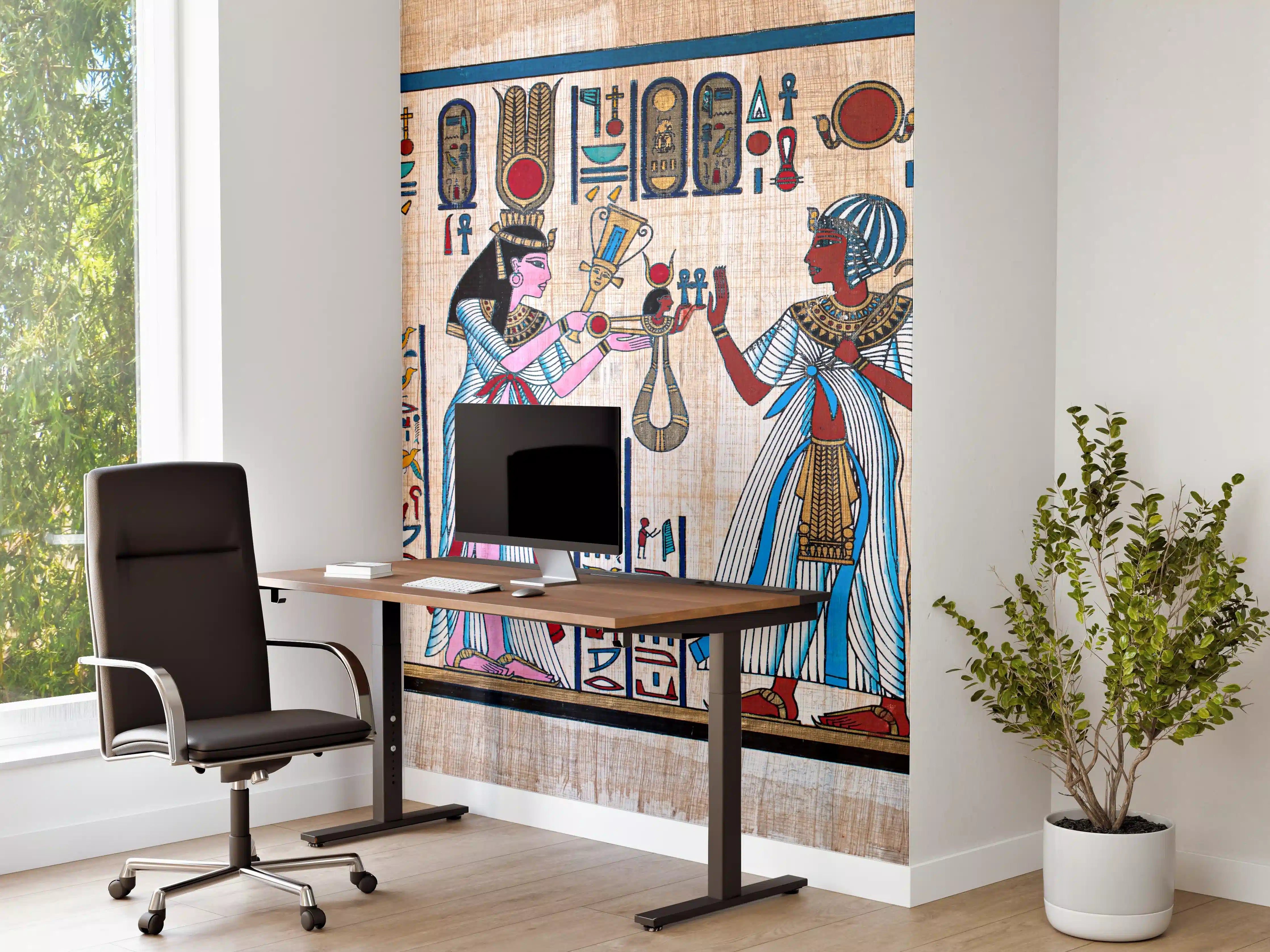 Büro Wandgestaltung - Altägyptische Malerei - Kalligraphie