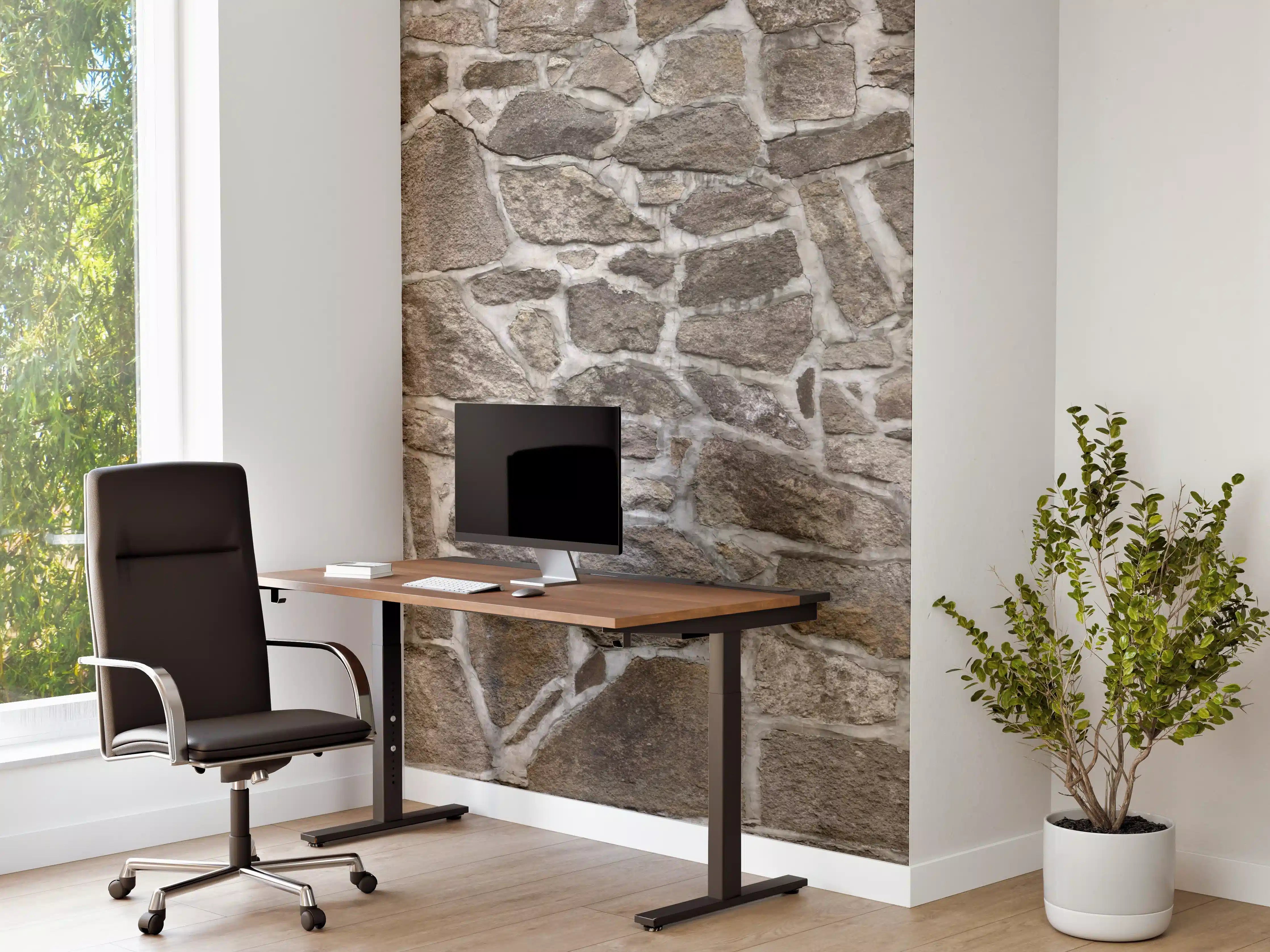 Büro Wandgestaltung - Alte Steinmauer