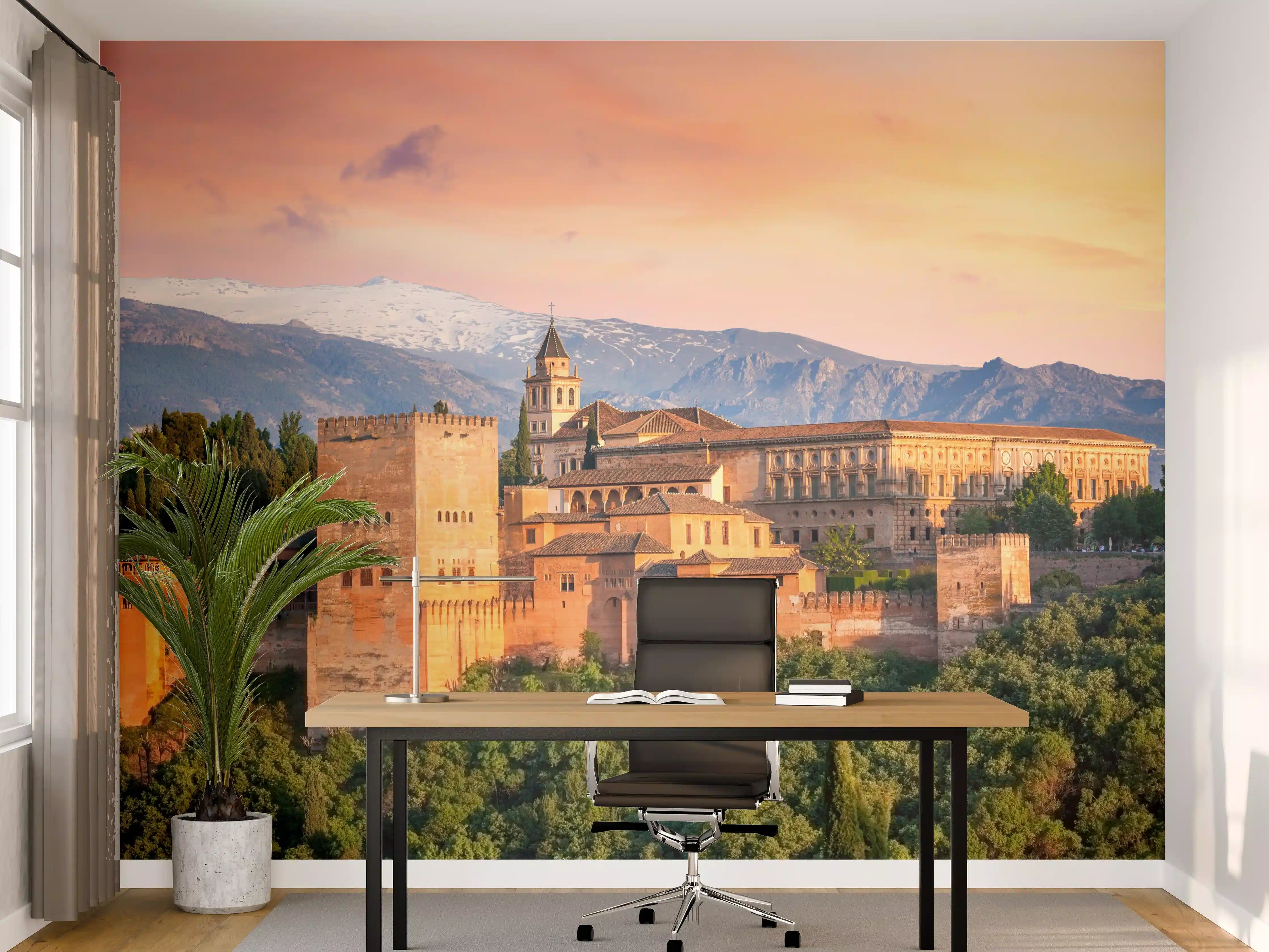 Büro Wandgestaltung - Alte arabische Festung - Alhambra