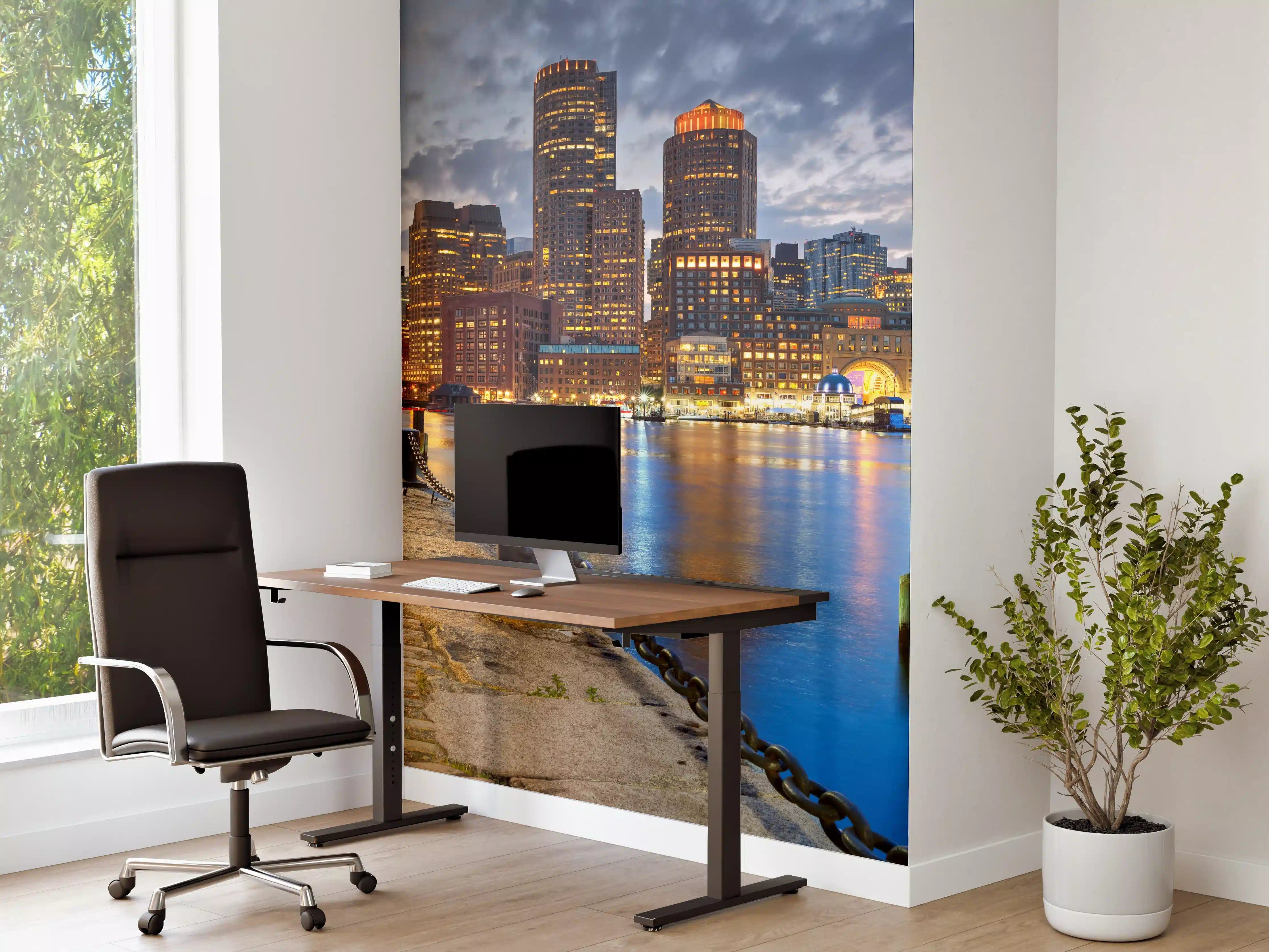 Büro Wandgestaltung - Alte kaputte Betonmauer