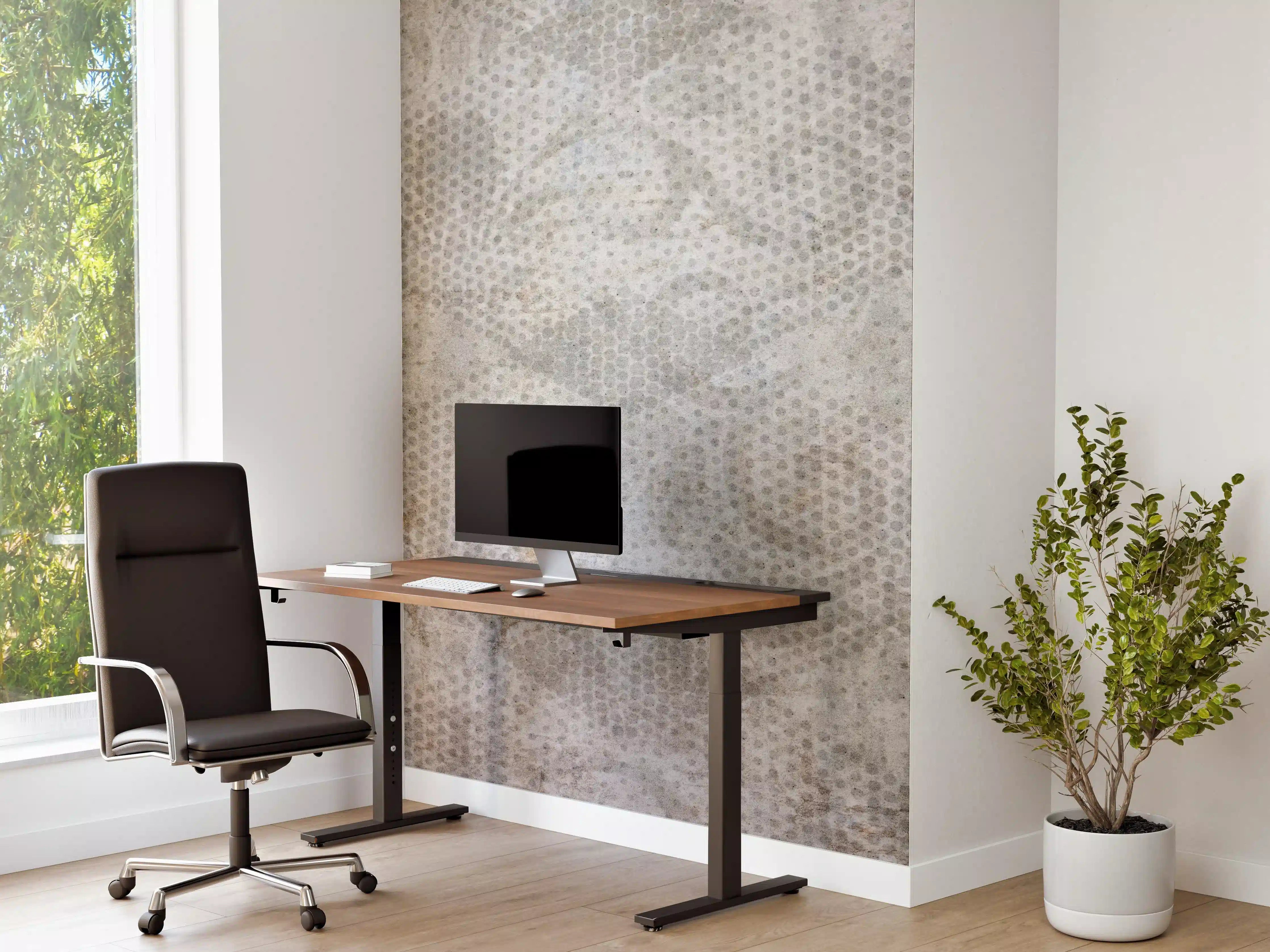 Büro Wandgestaltung - Alte weiße befleckte Tapete