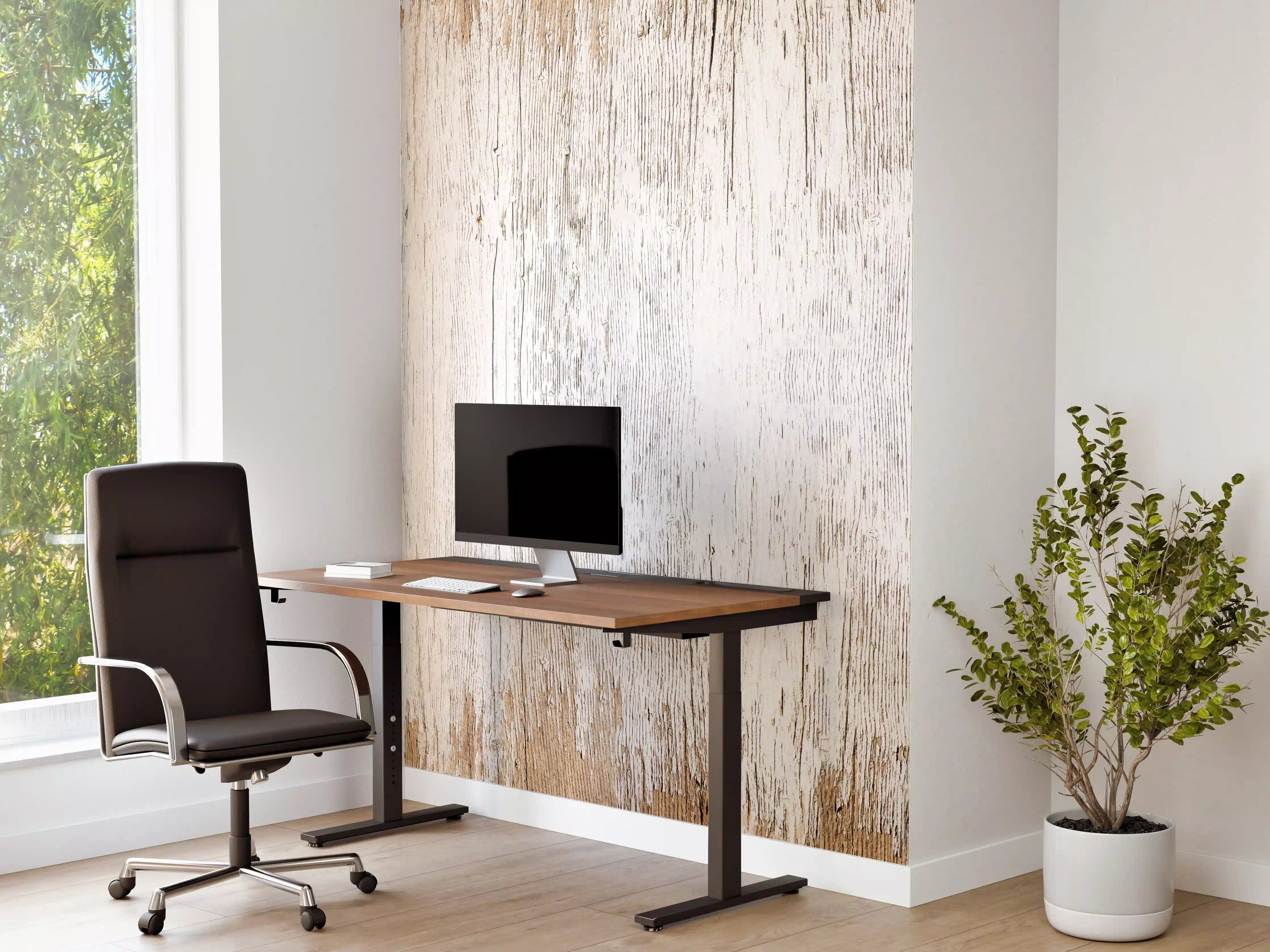 Büro Wandgestaltung - Alte weiße lackierte Holzstruktur