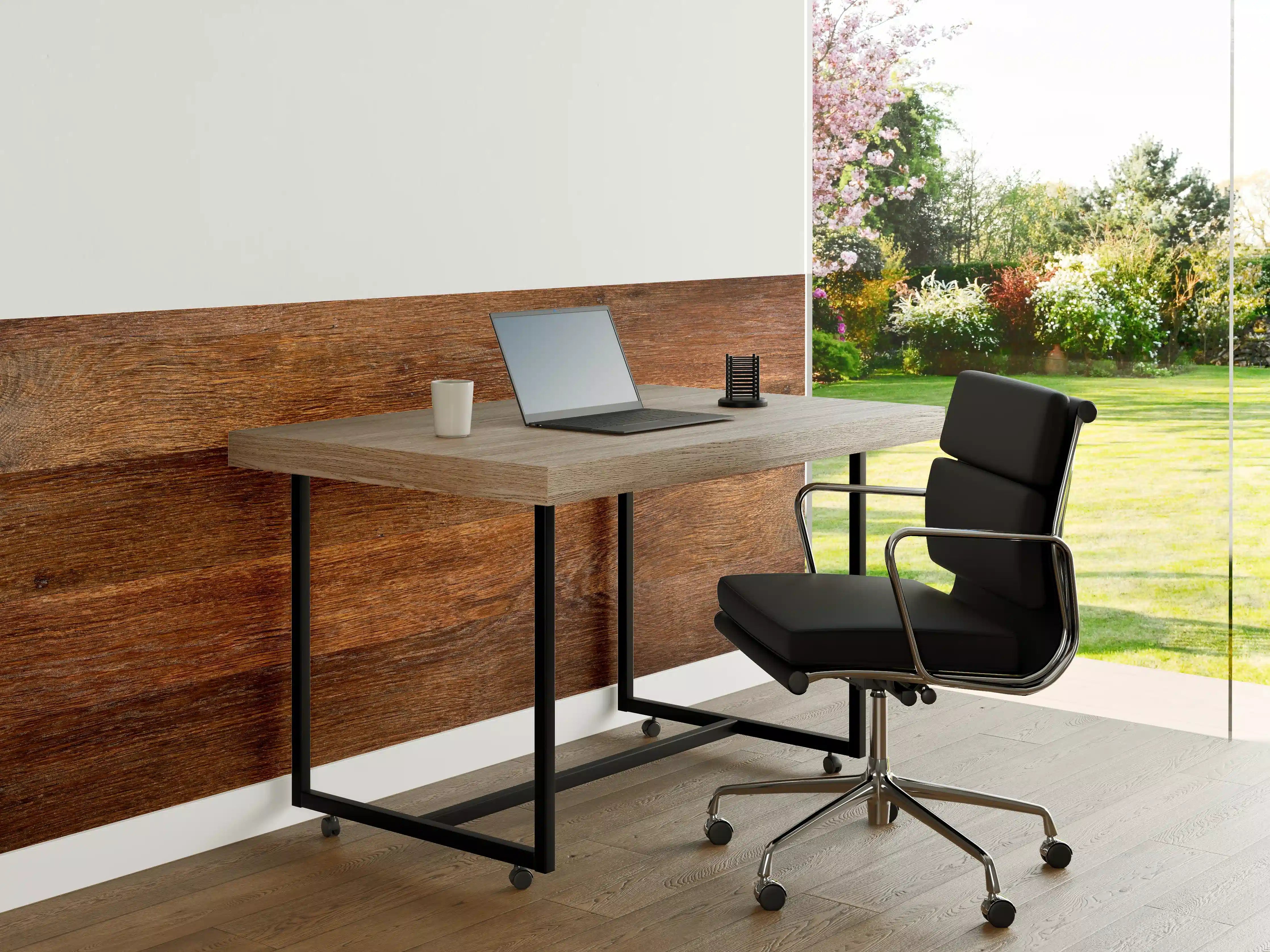 Büro Wandgestaltung - Altes Eichenholz