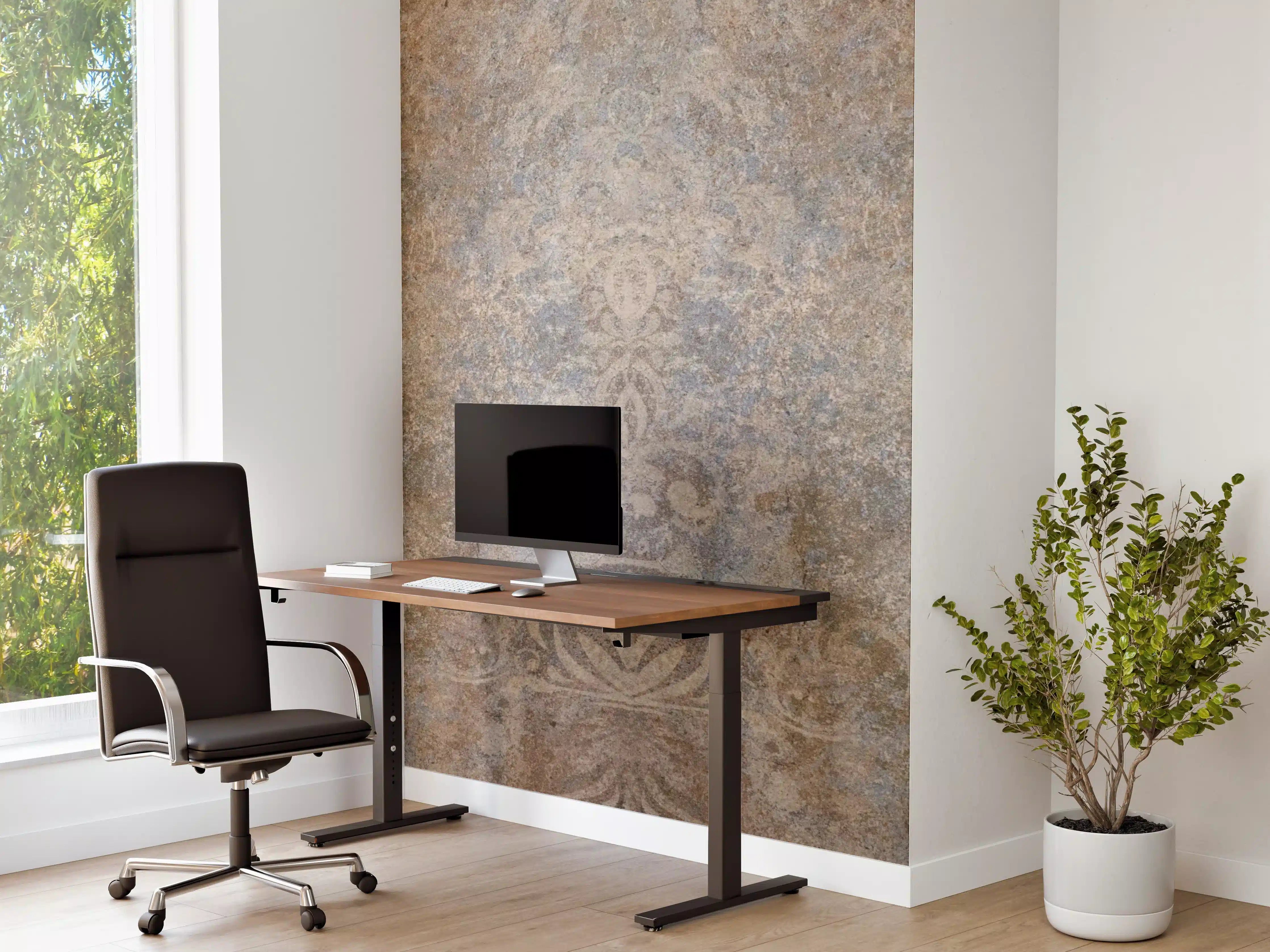 Büro Wandgestaltung - Altes abgenutztes Mosaik Motiv