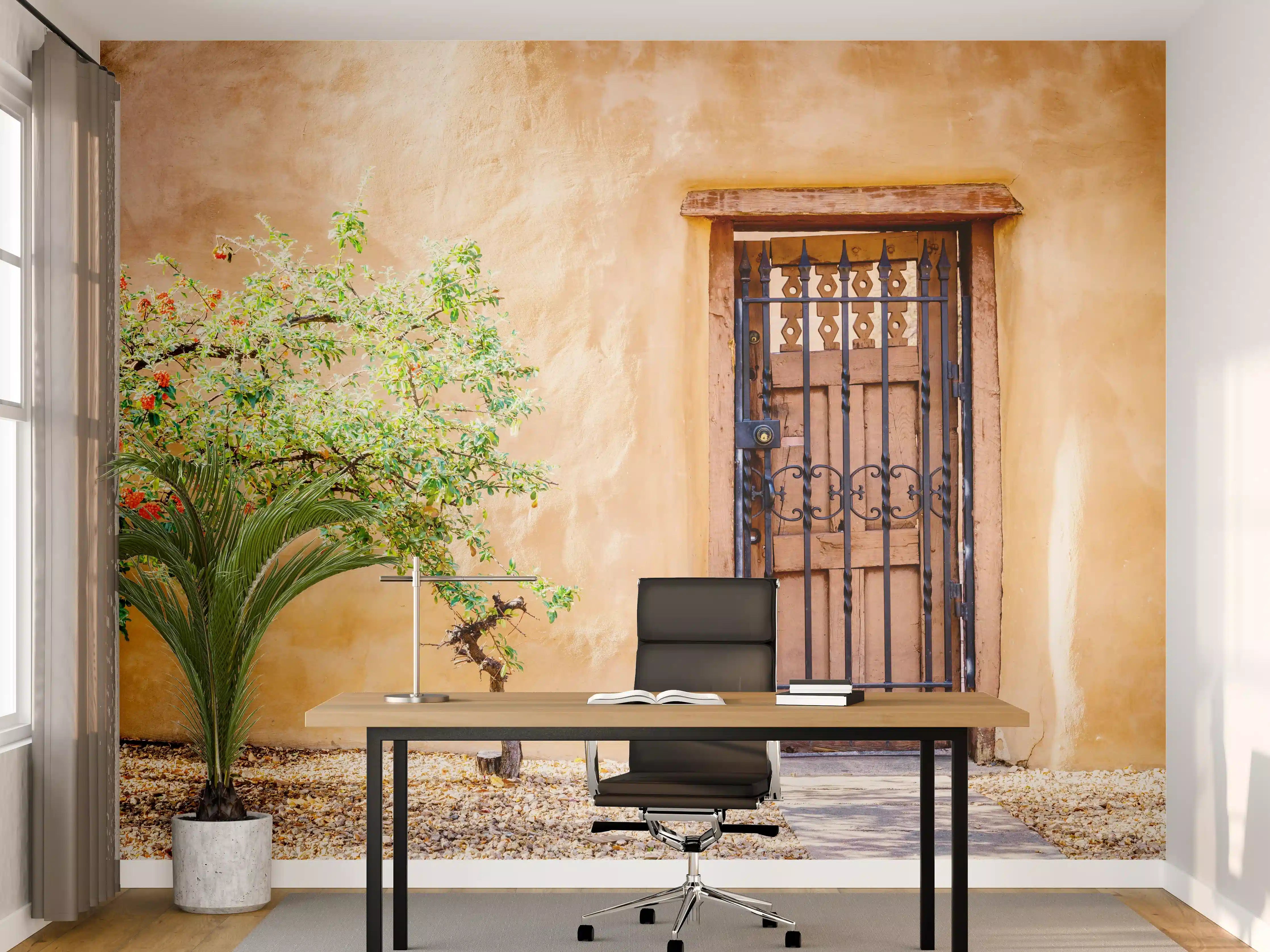Büro Wandgestaltung - Altmodischer Hauseingang - Santa Fe