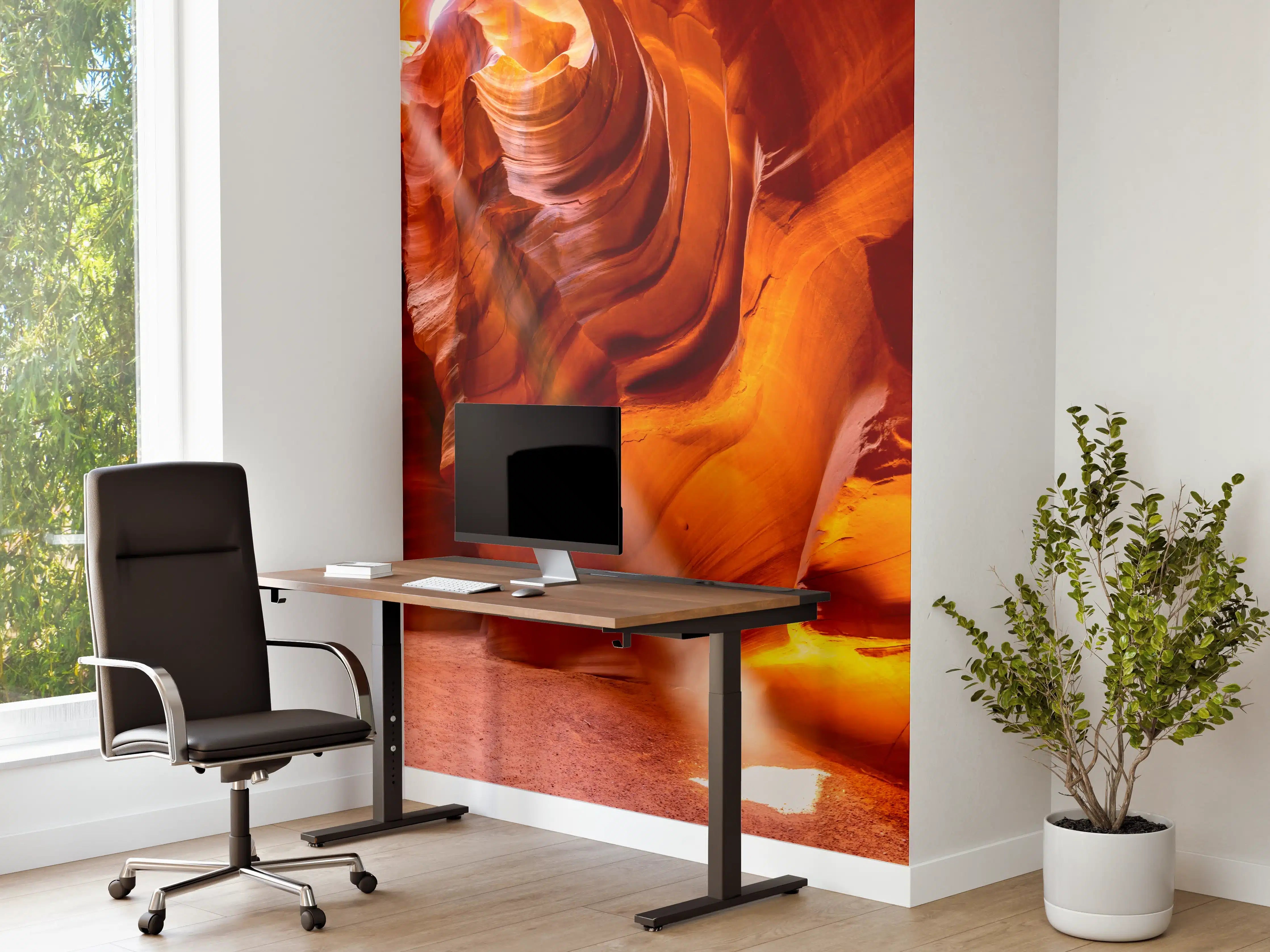 Büro Wandgestaltung - Antelope Canyon Farbenspiel