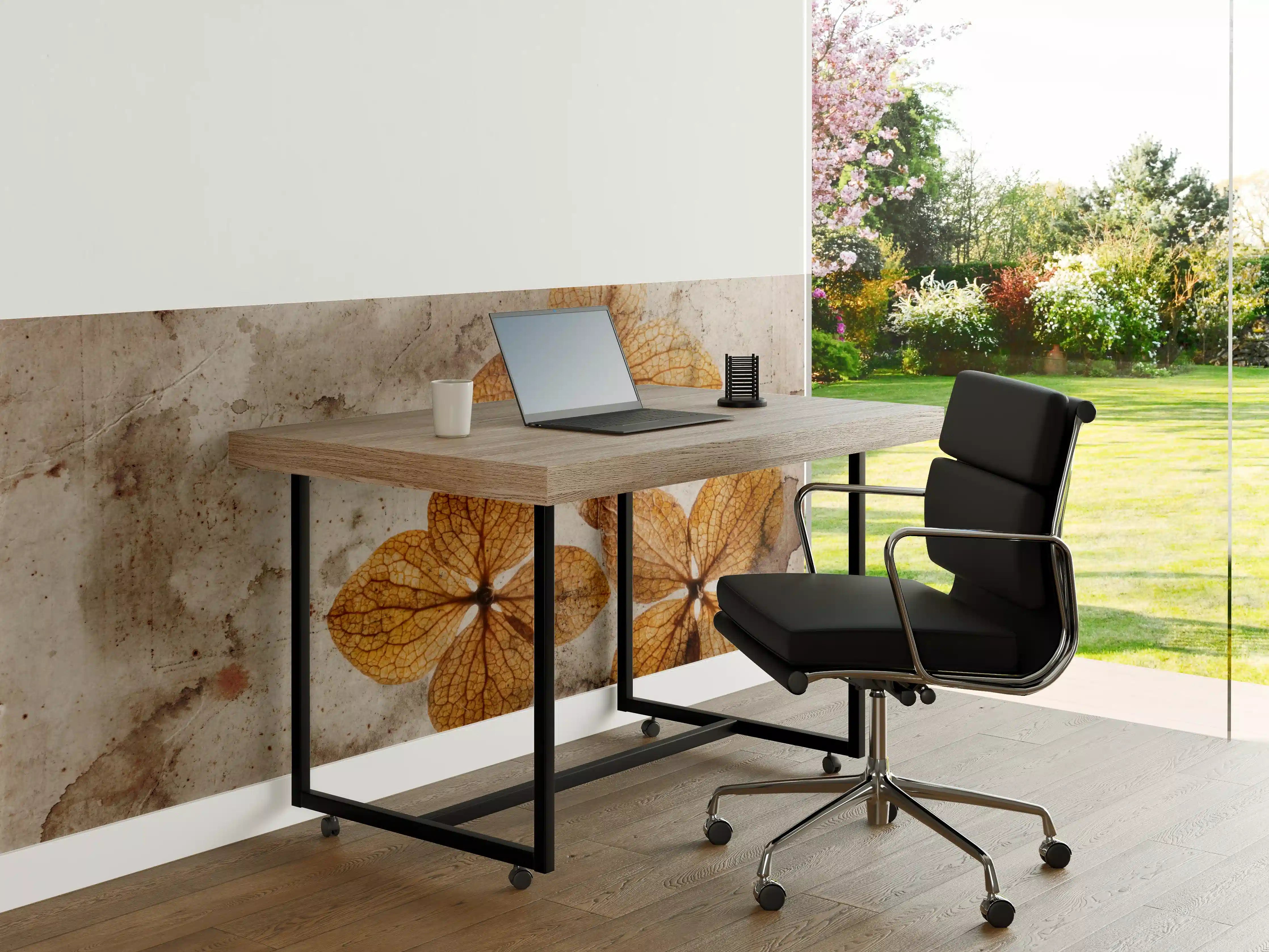 Büro Wandgestaltung - Antik Stil Trocken-Hortensien
