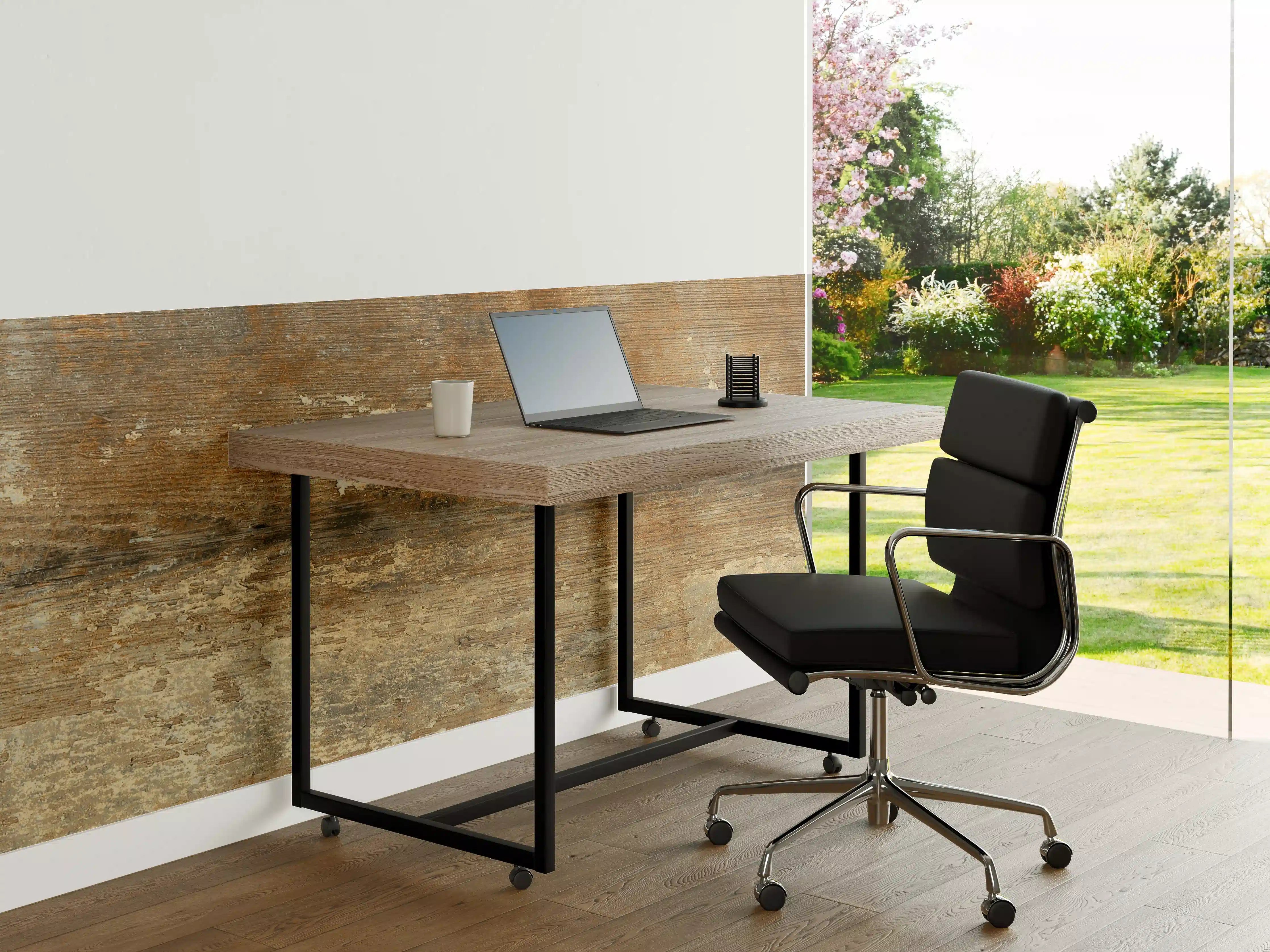 Büro Wandgestaltung - Antike Eichenholz-Textur