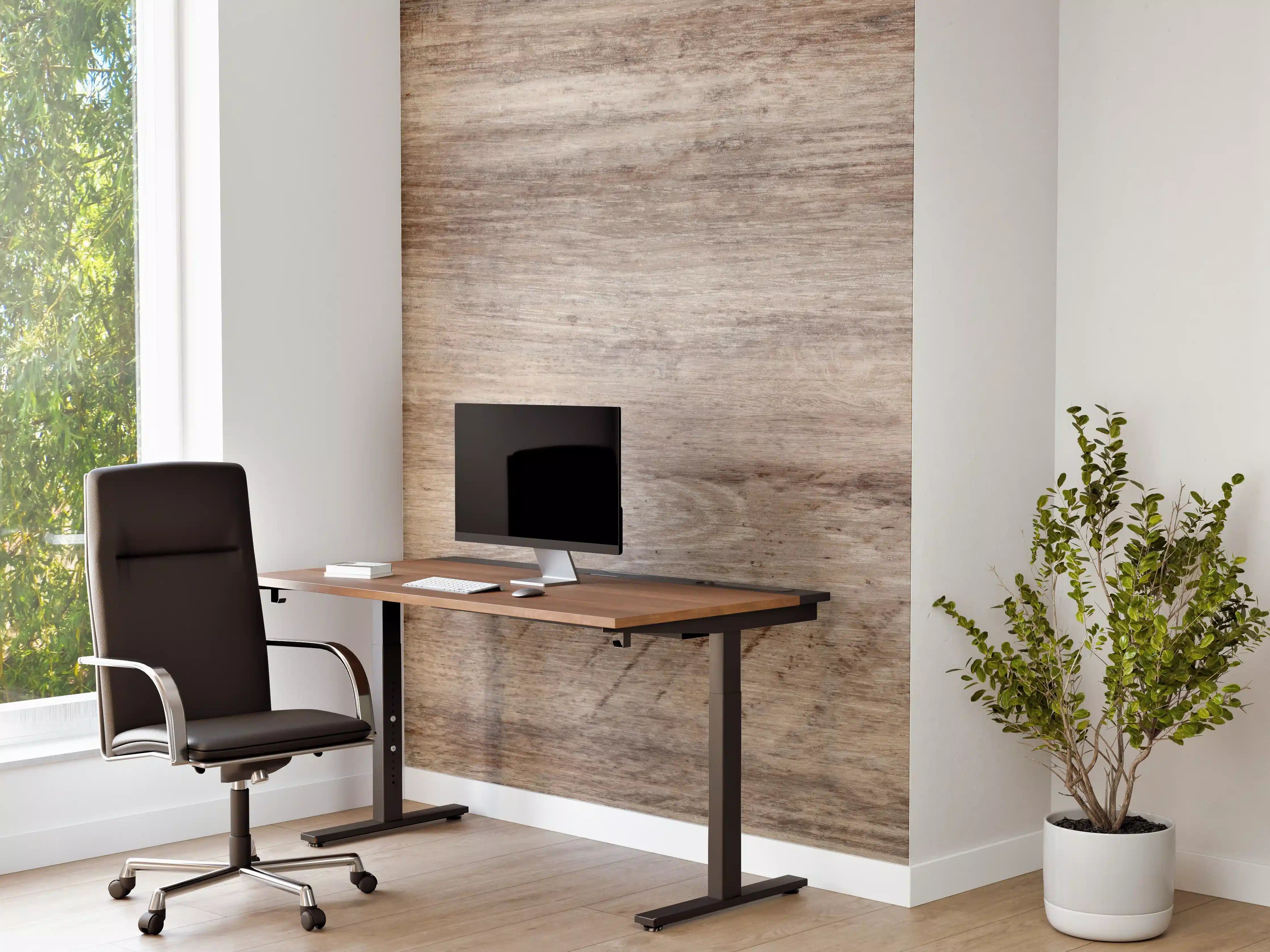 Büro Wandgestaltung - Antike Holztextur