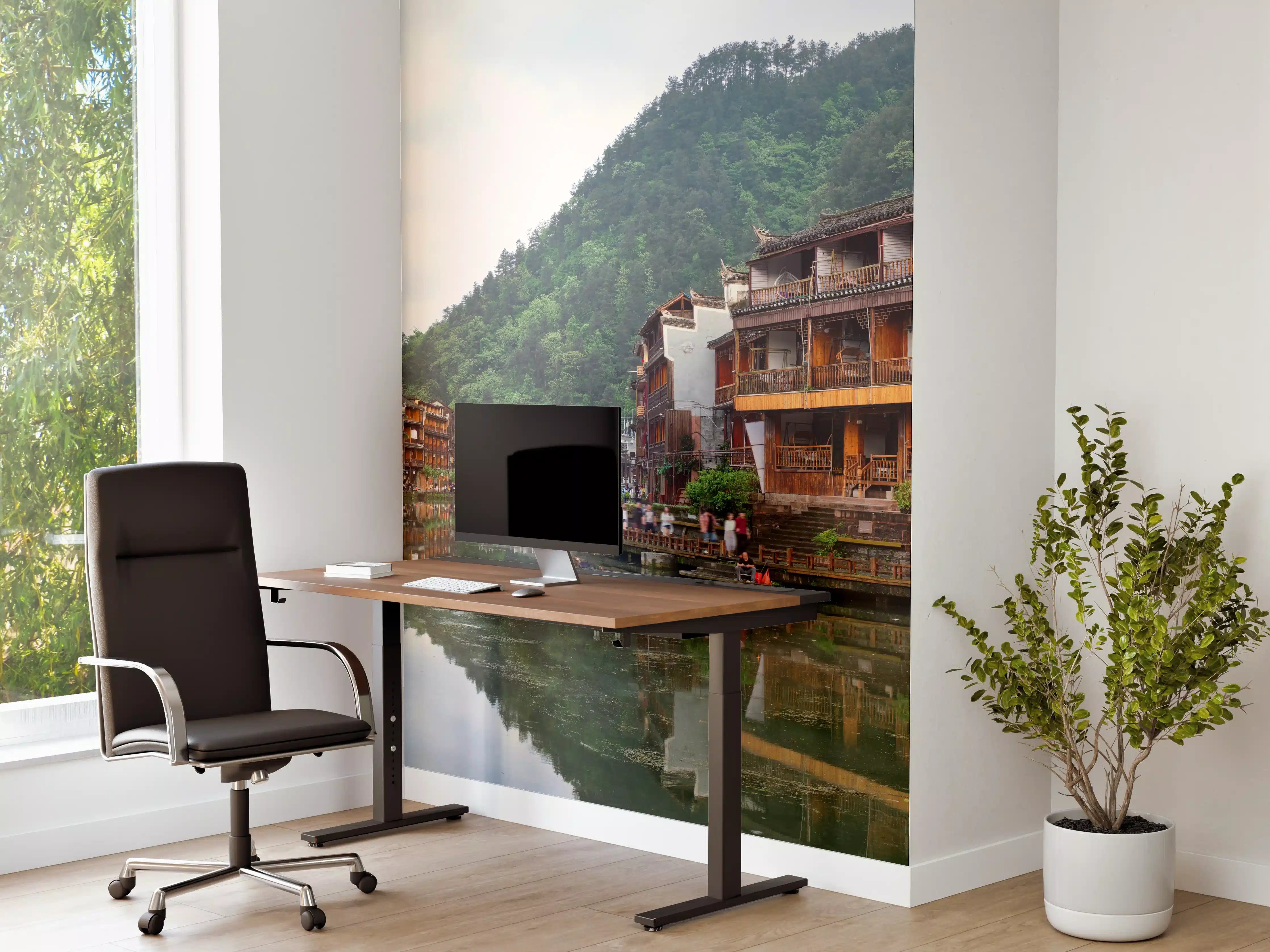 Büro Wandgestaltung - Antike Stadt Feng Huang