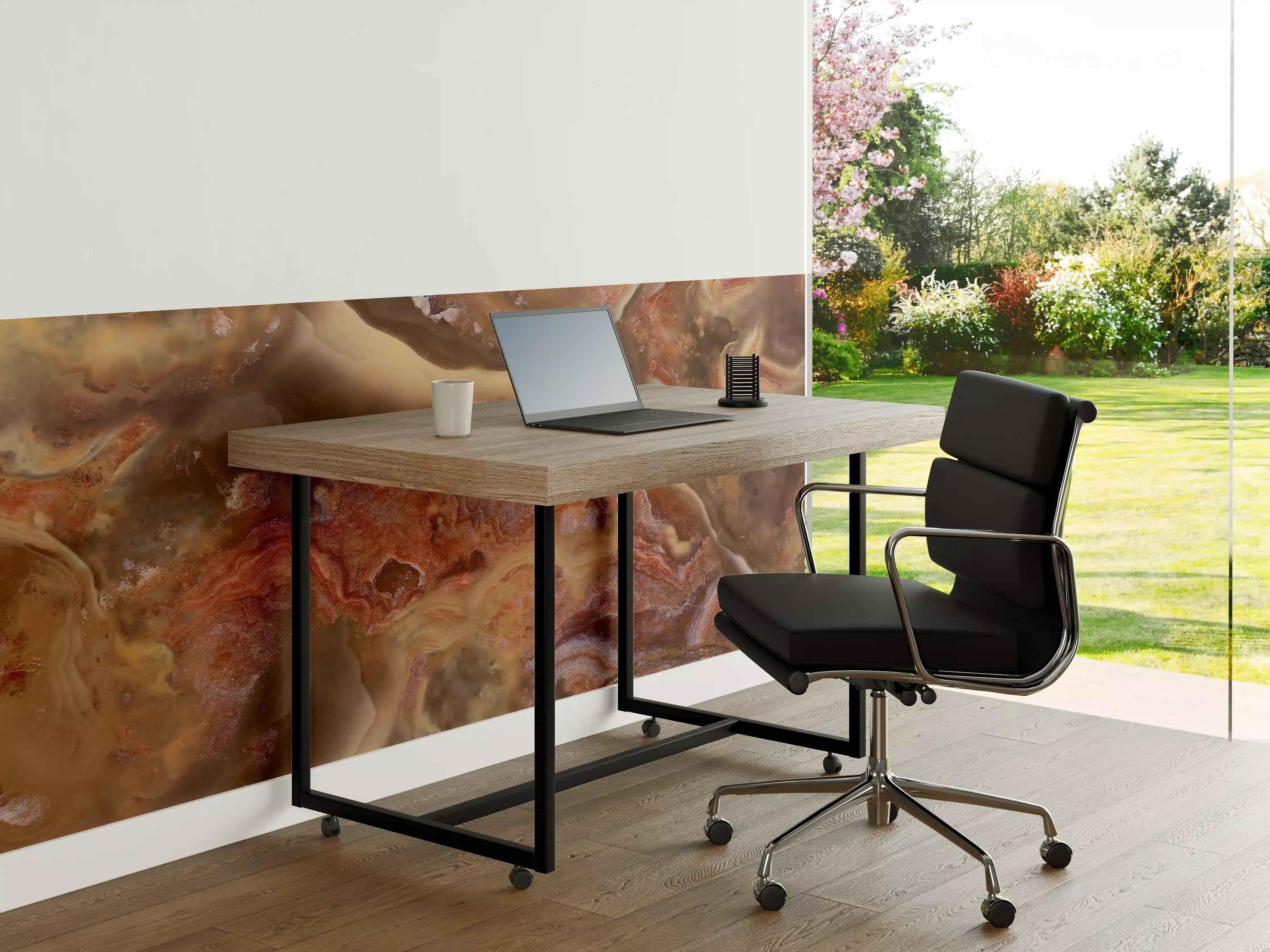 Büro Wandgestaltung - Antikes Marmordesign