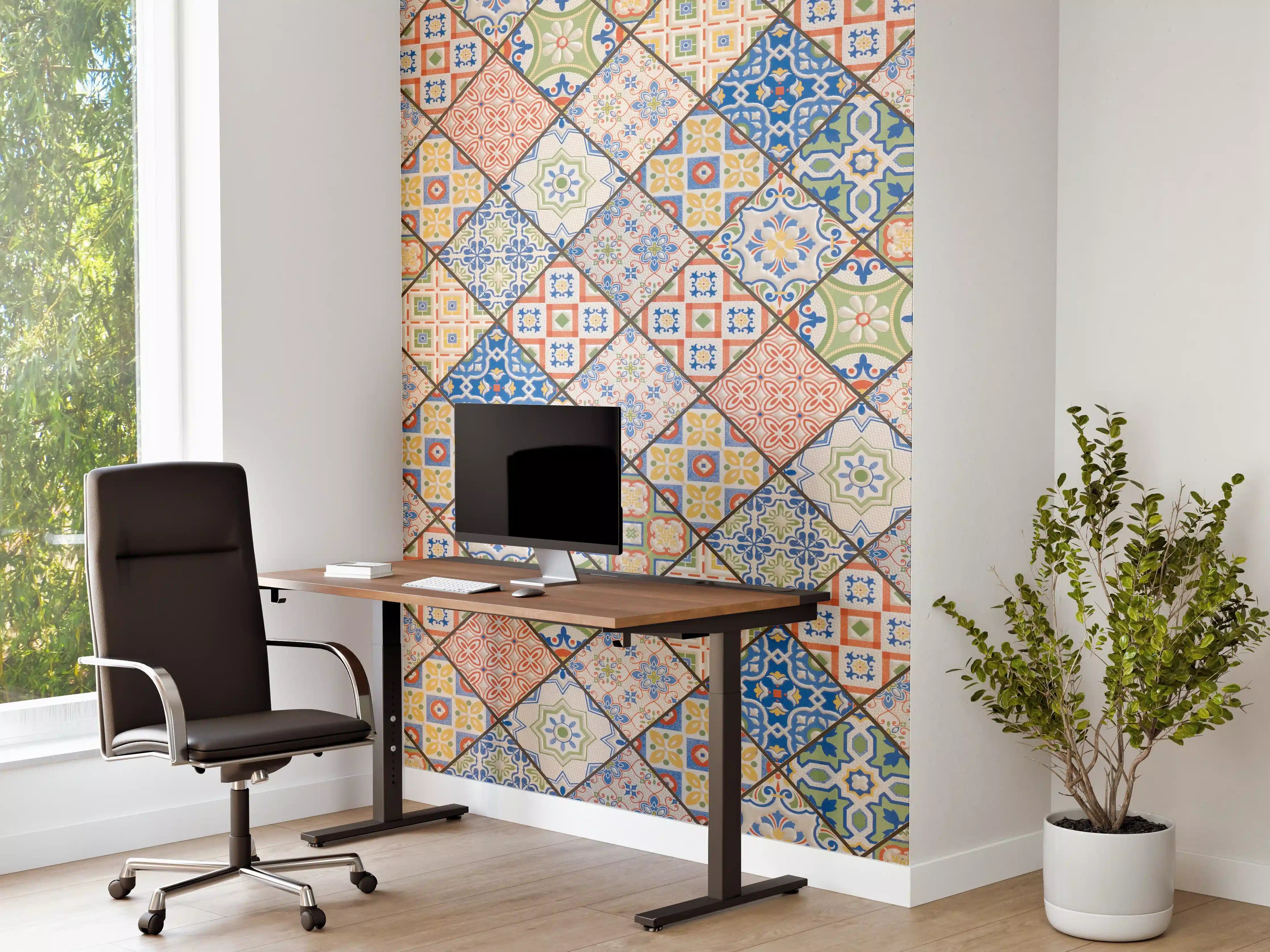Büro Wandgestaltung - Antikes Mosaik Muster - Fliesen