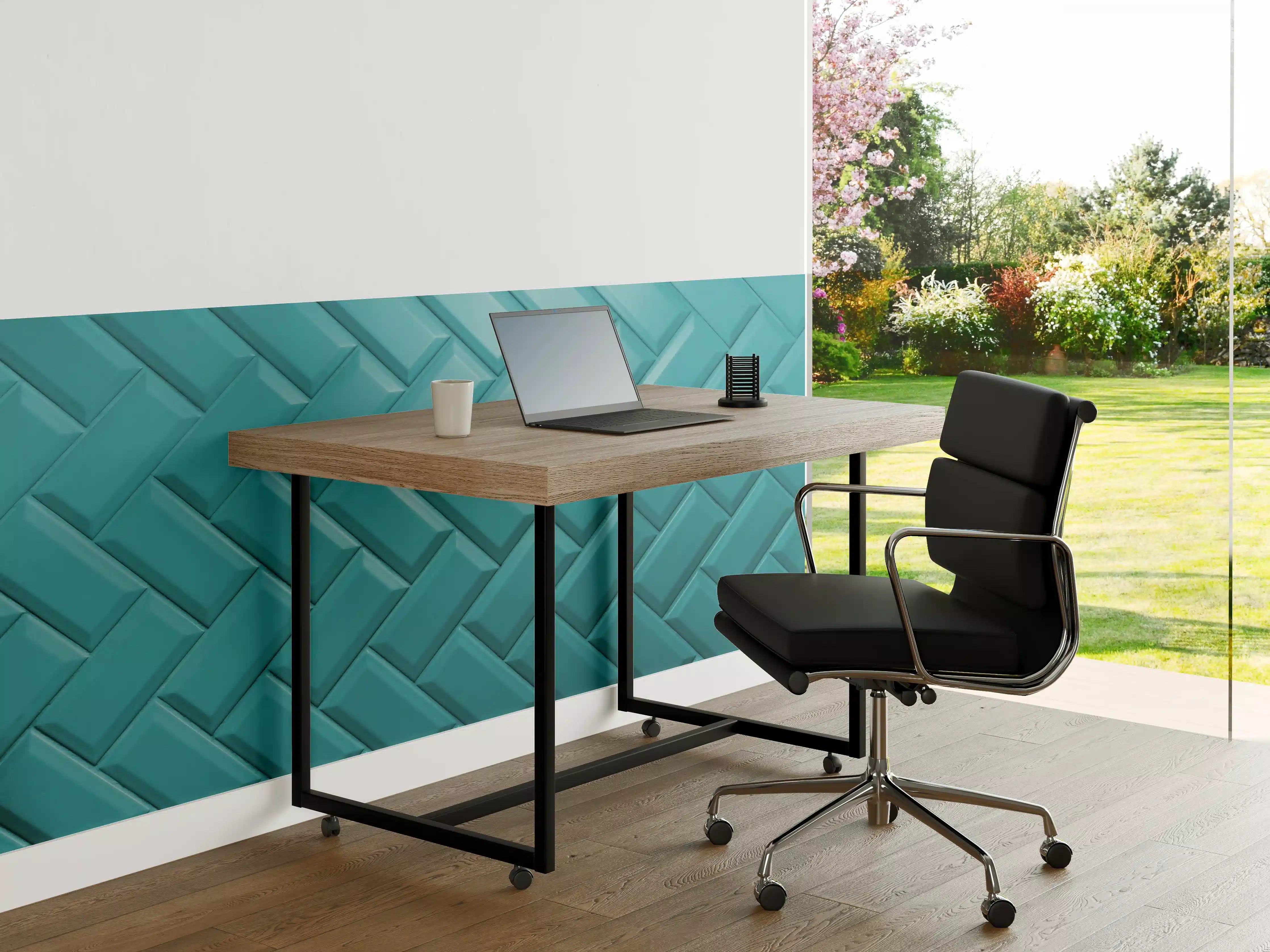 Büro Wandgestaltung - Aqua Matte Keramikfliesen