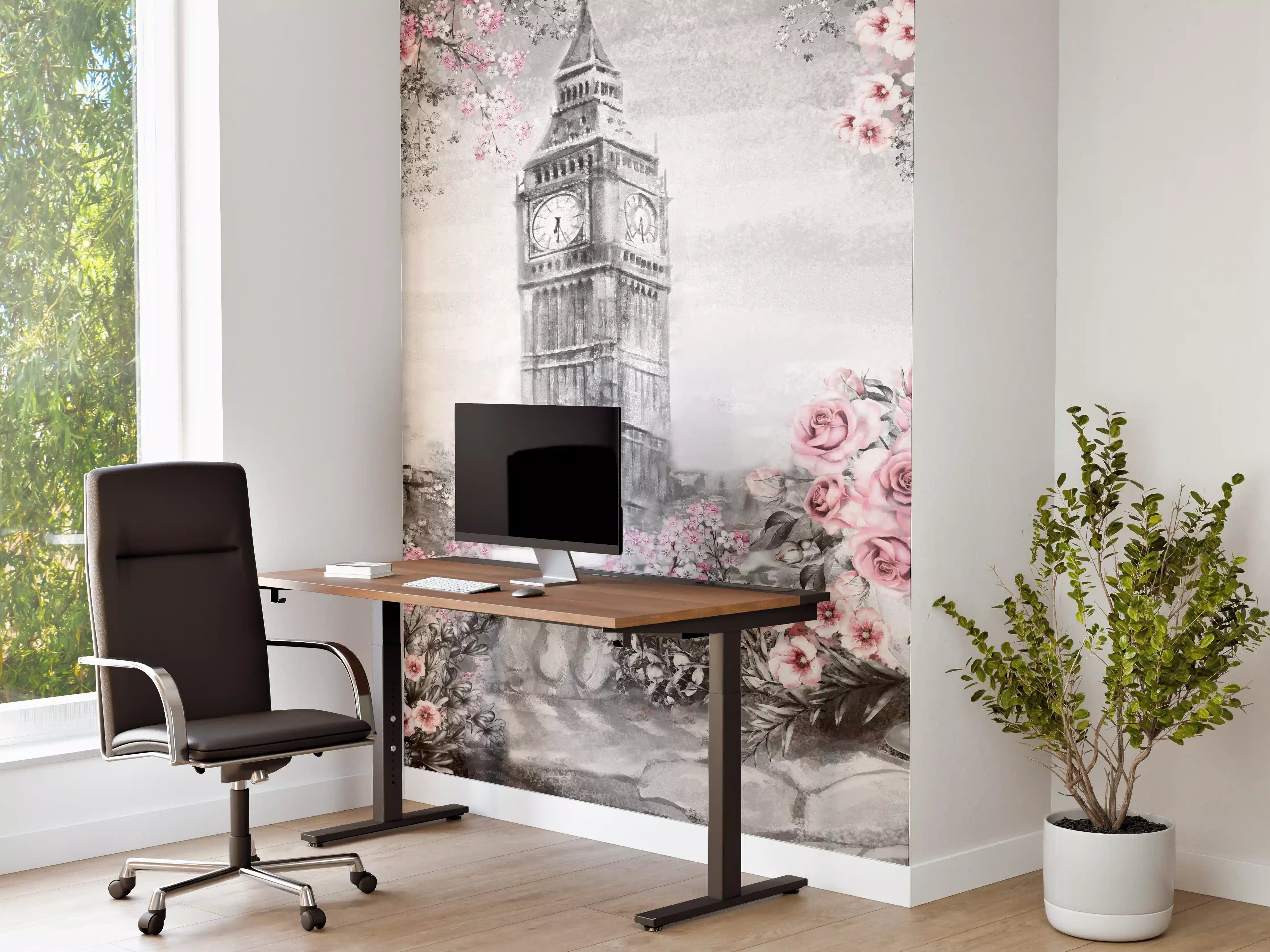 Büro Wandgestaltung - Aquarell des Big Ben