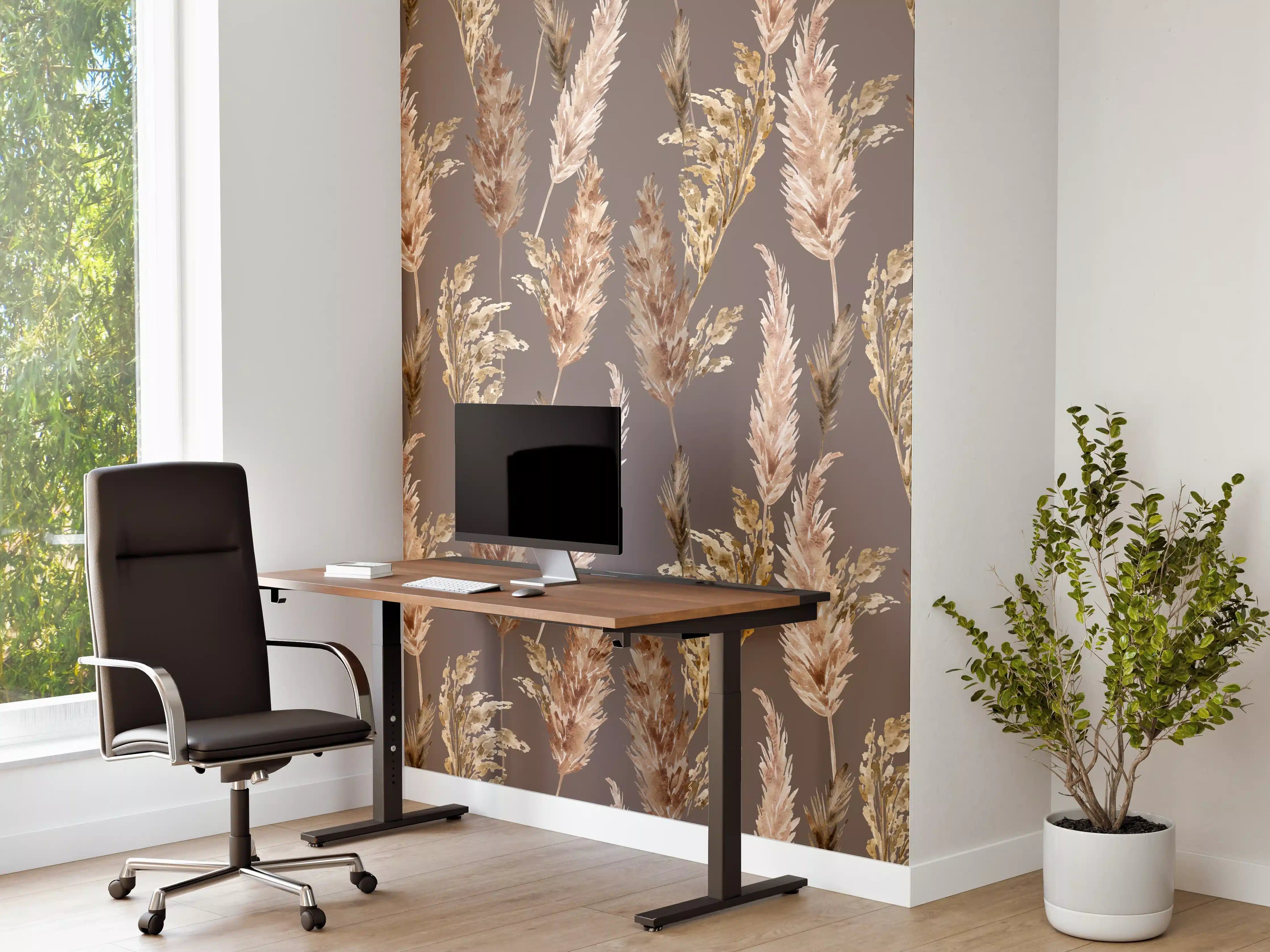 Büro Wandgestaltung - Aquarell floralen Muster