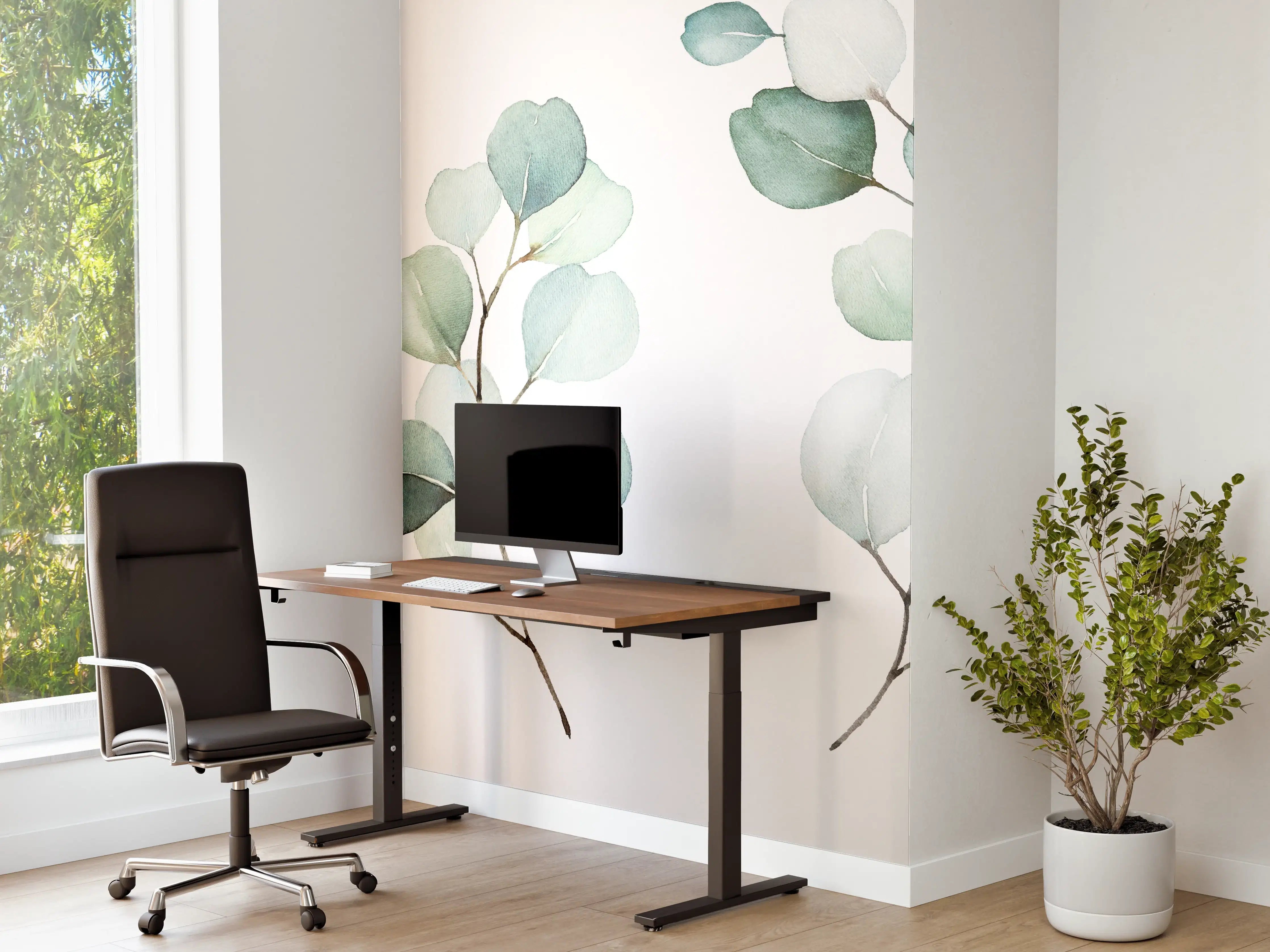 Büro Wandgestaltung - Aquarell von verschiedenen Ästen