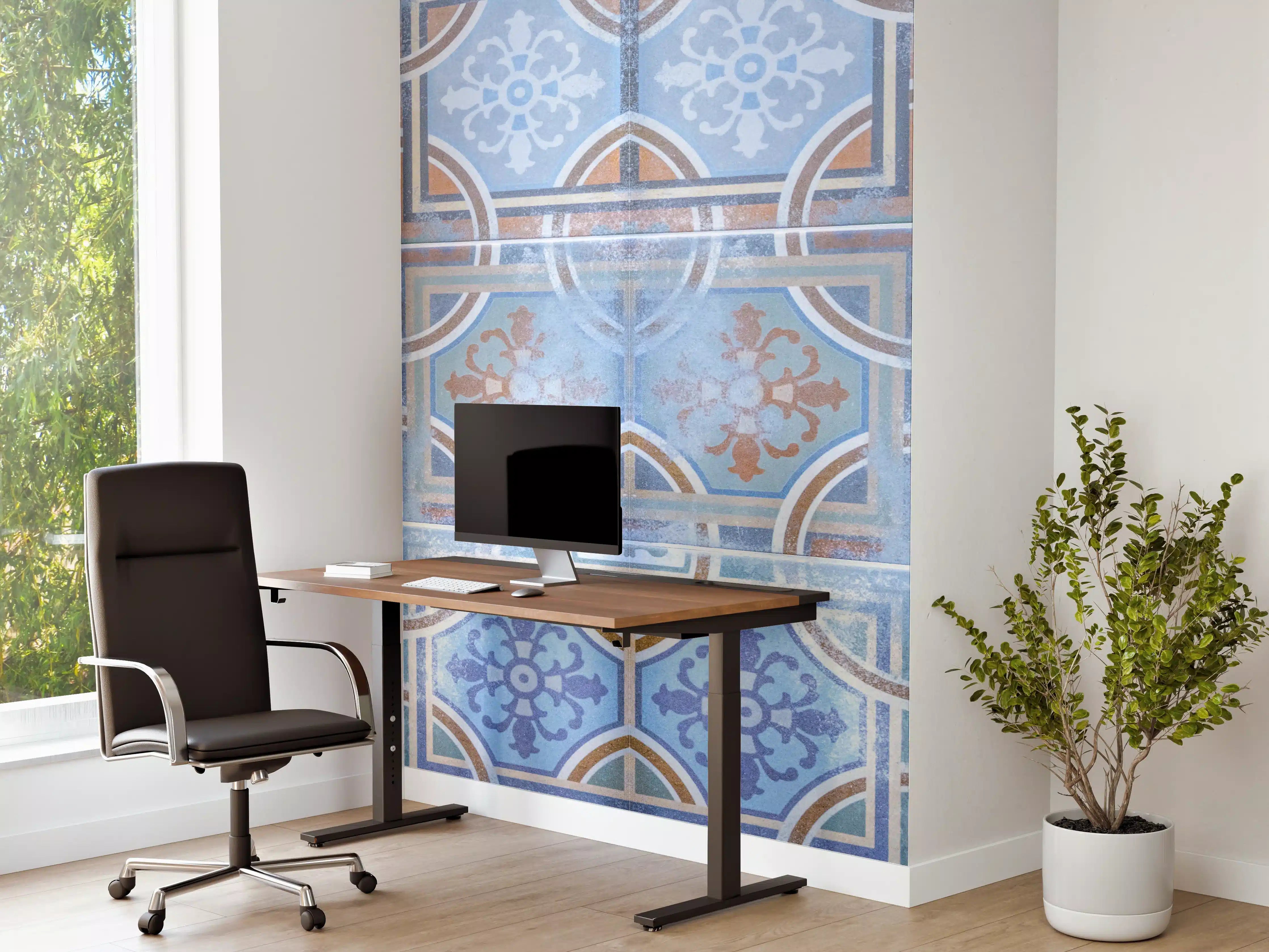 Büro Wandgestaltung - Arabische Fliesen Textur