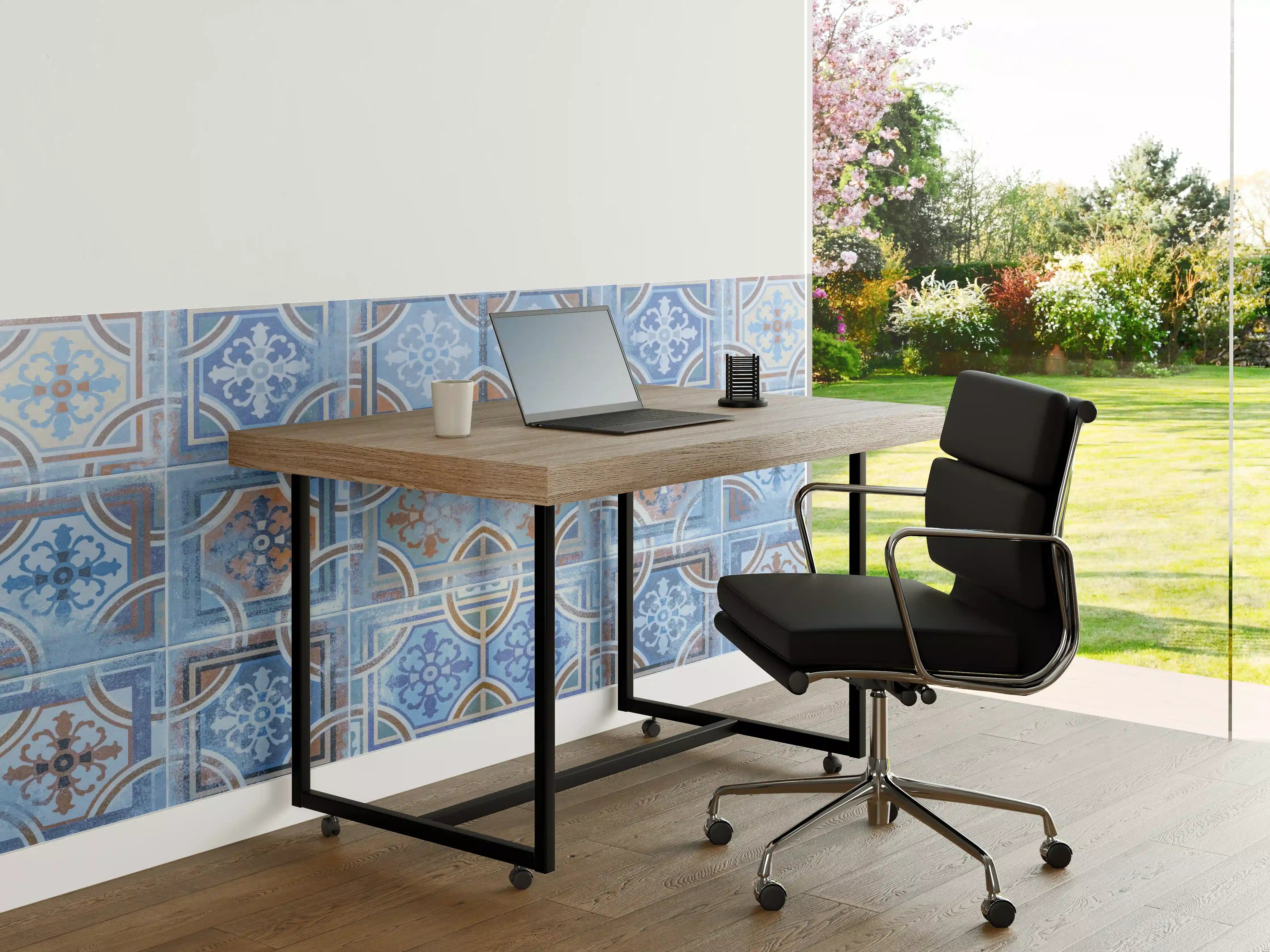 Büro Wandgestaltung - Arabische Fliesen Textur