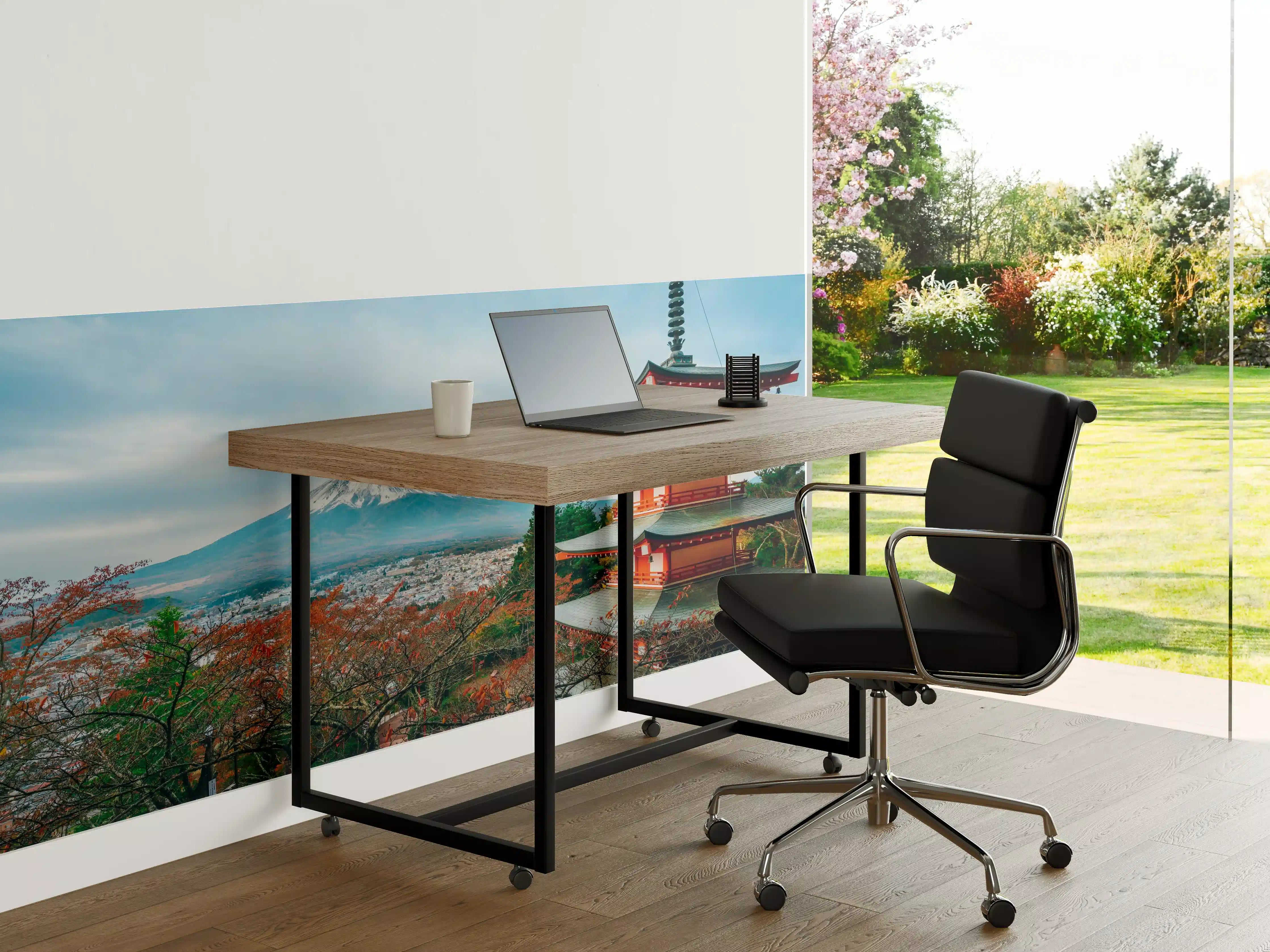 Büro Wandgestaltung - Aussicht auf Berg Fuji