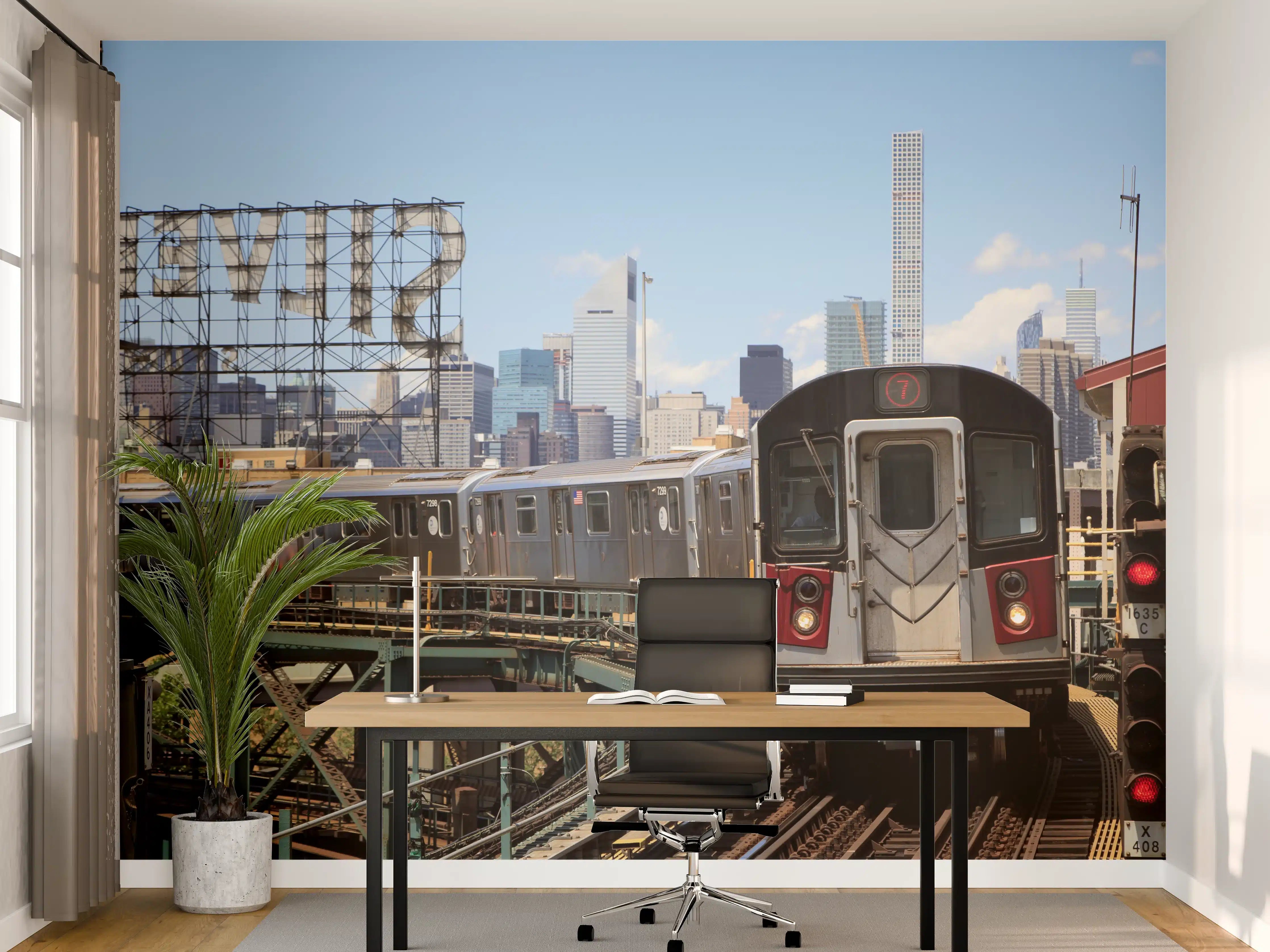 Büro Wandgestaltung - Bahn in New-York