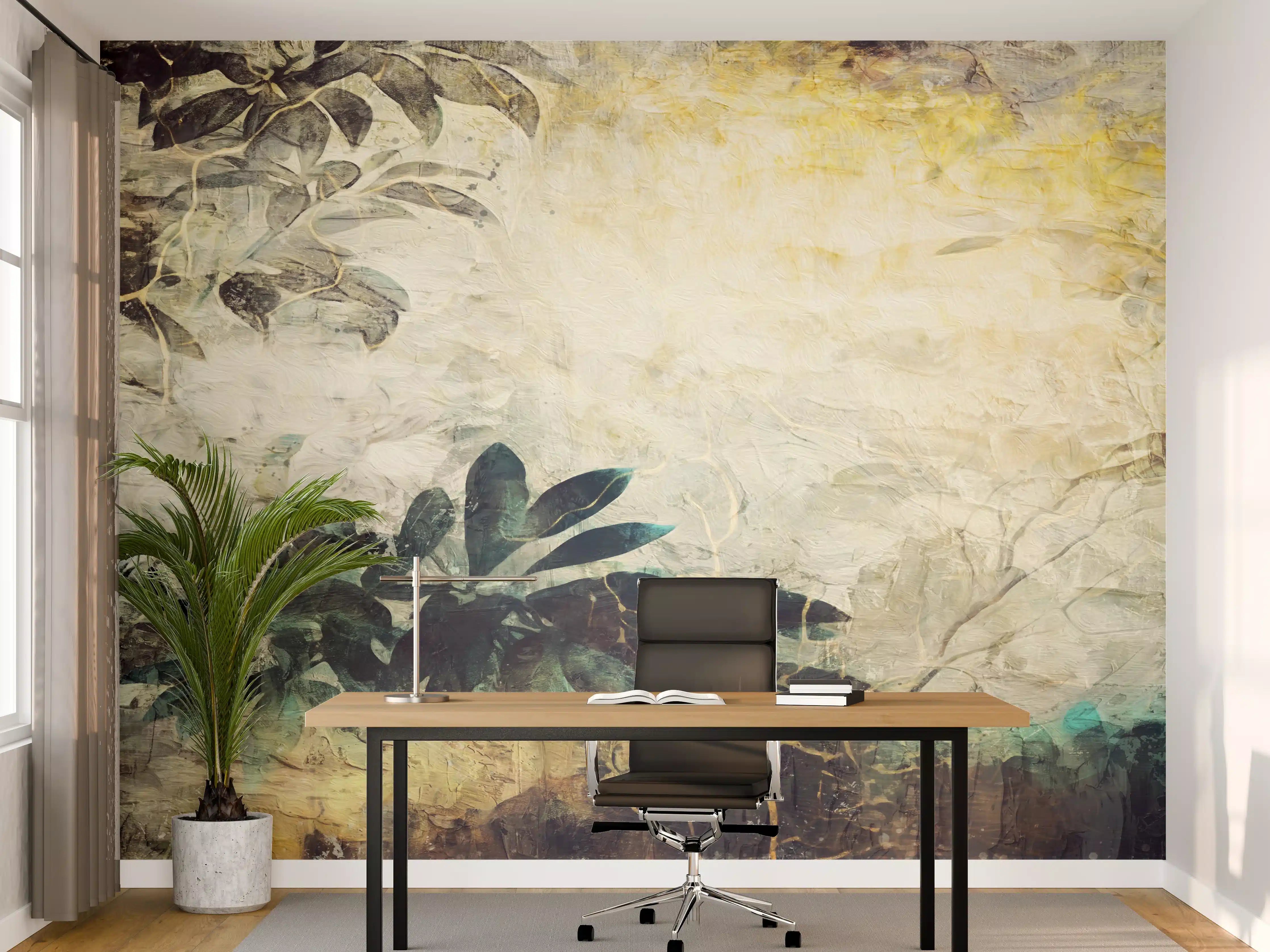 Büro Wandgestaltung - Baumzweig Gemälde