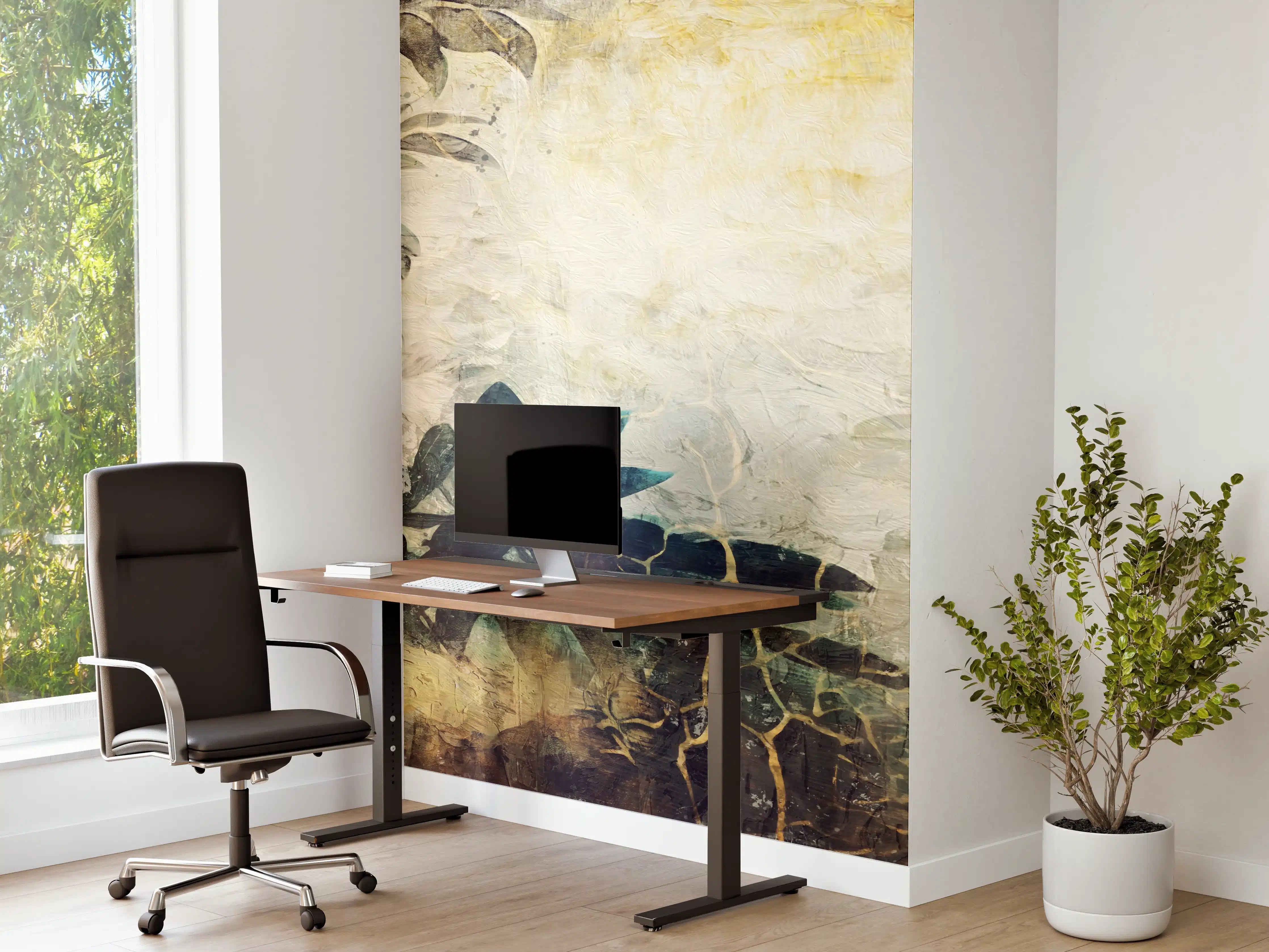 Büro Wandgestaltung - Baumzweig Gemälde