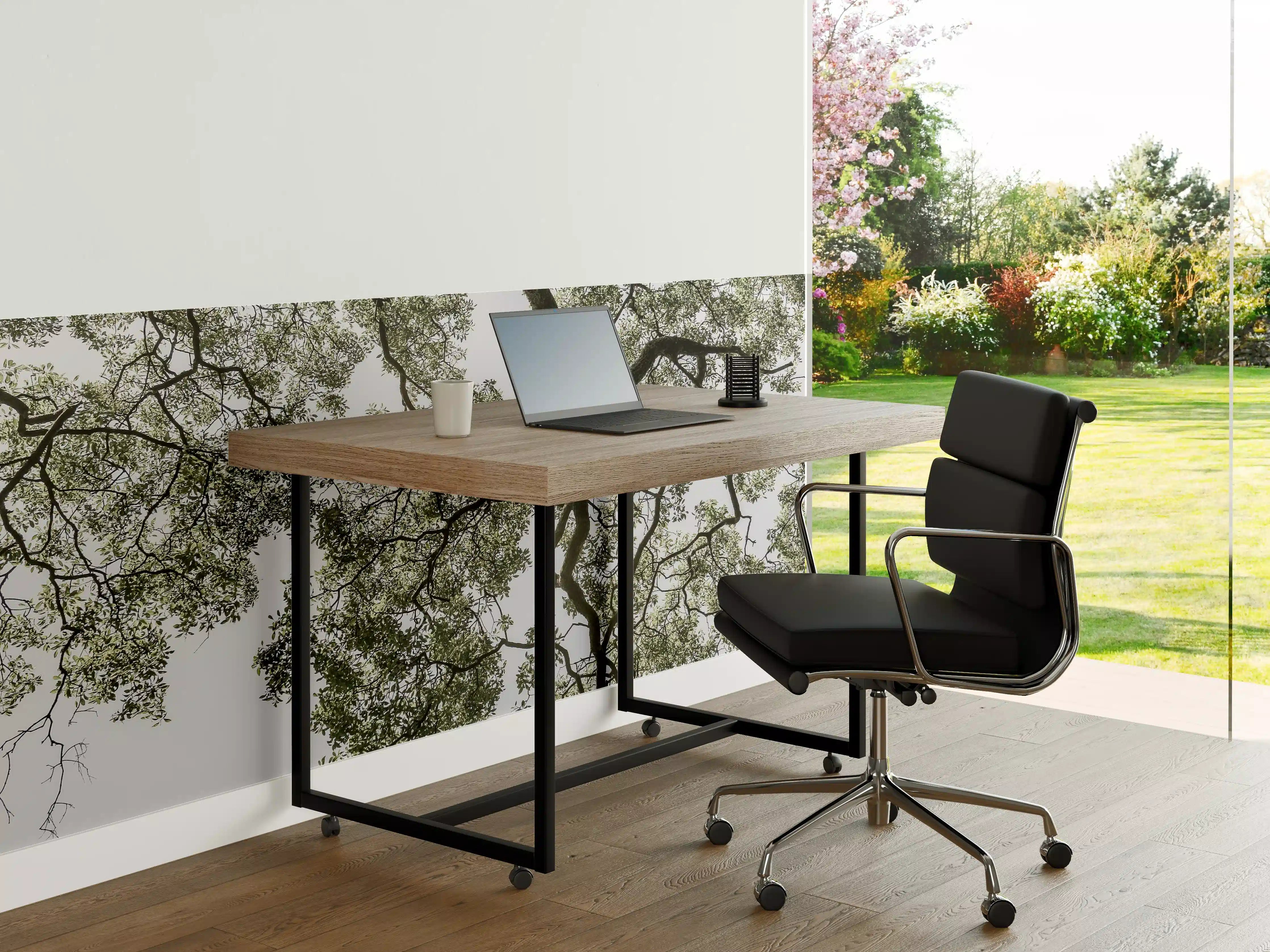 Büro Wandgestaltung - Baumzweige und Blätter in Nahaufnahme