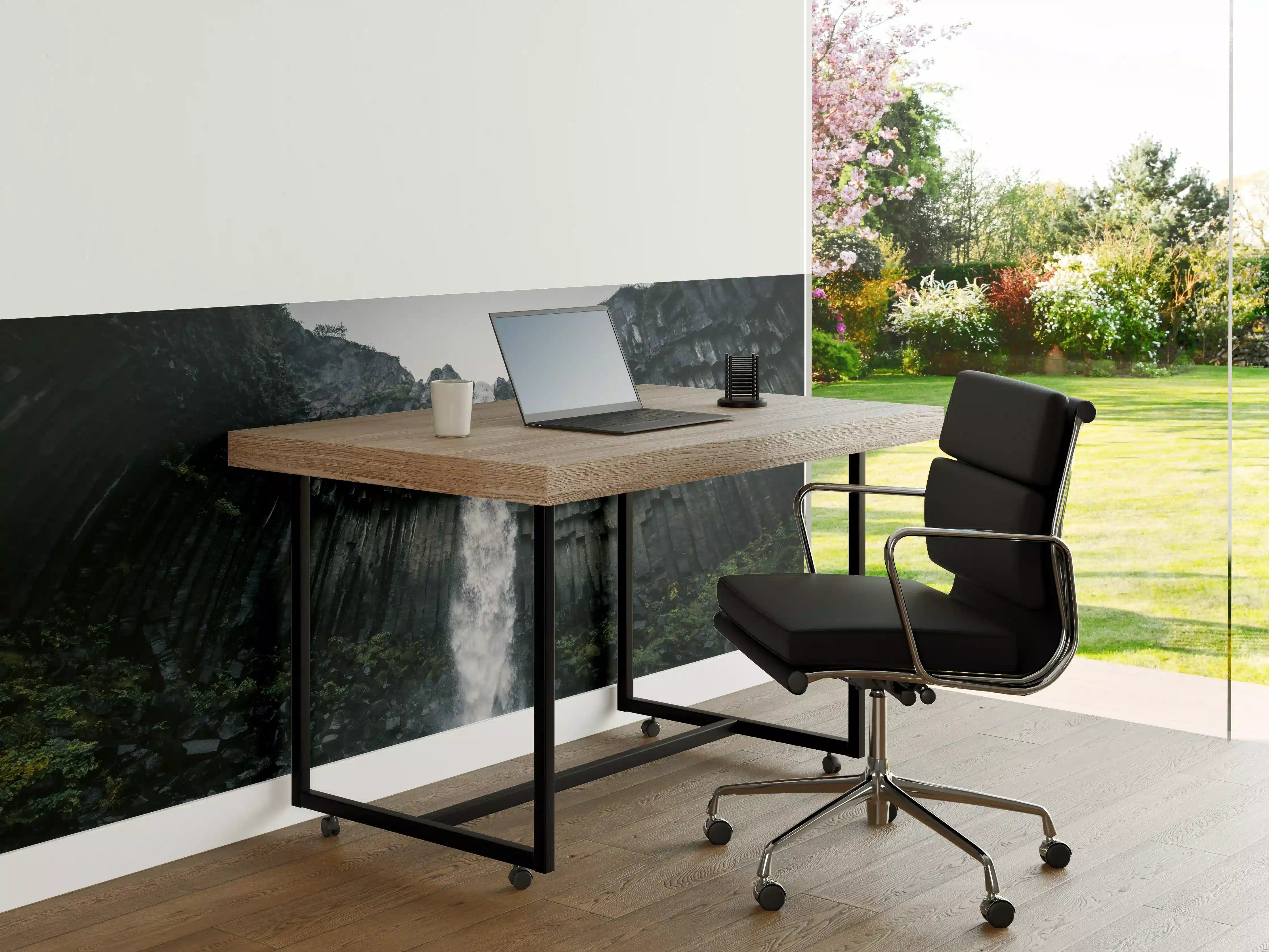 Büro Wandgestaltung - Beeindruckender Svartifoss Wasserfall