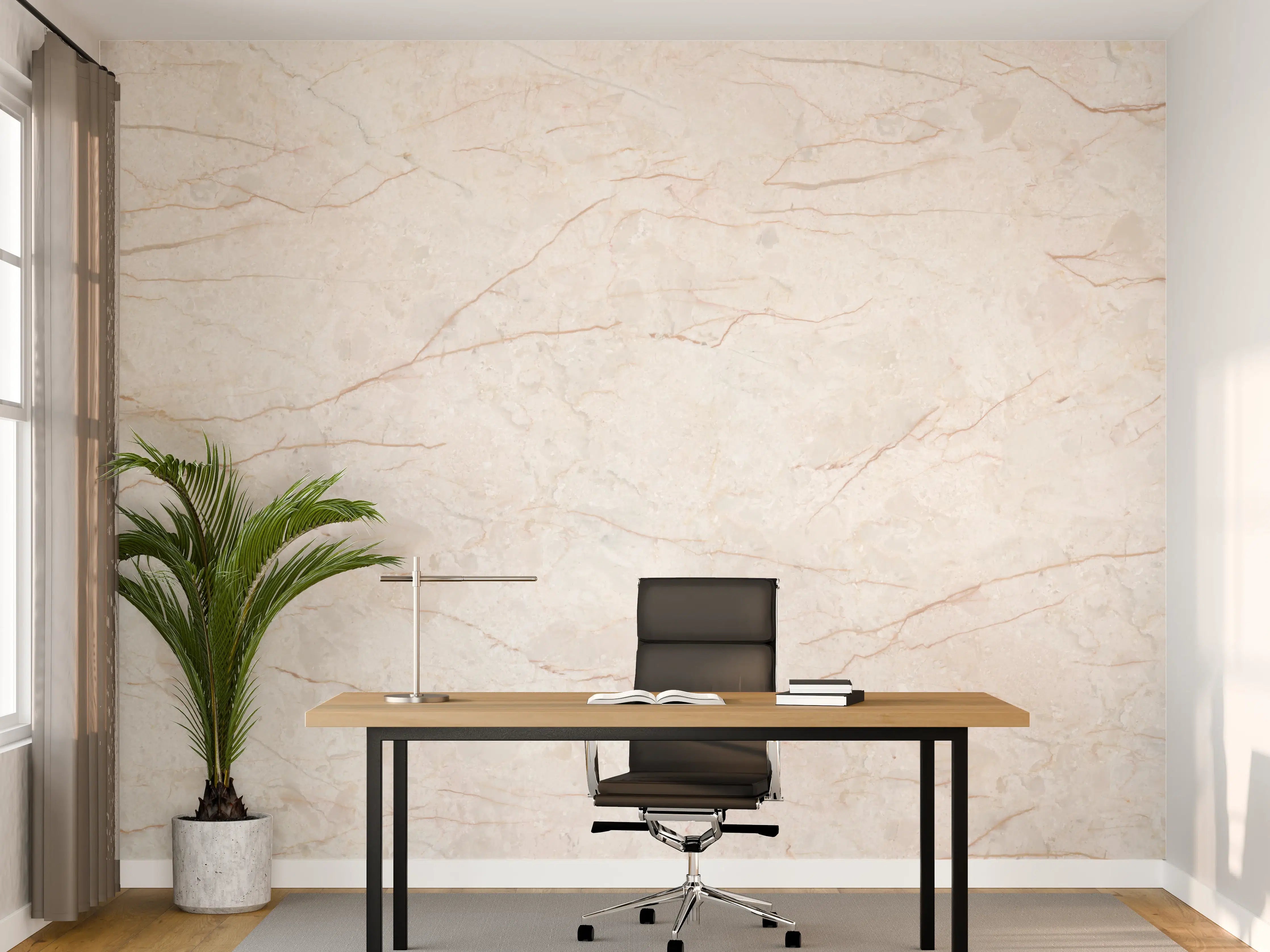 Büro Wandgestaltung - Beige Marmor Hintergrund