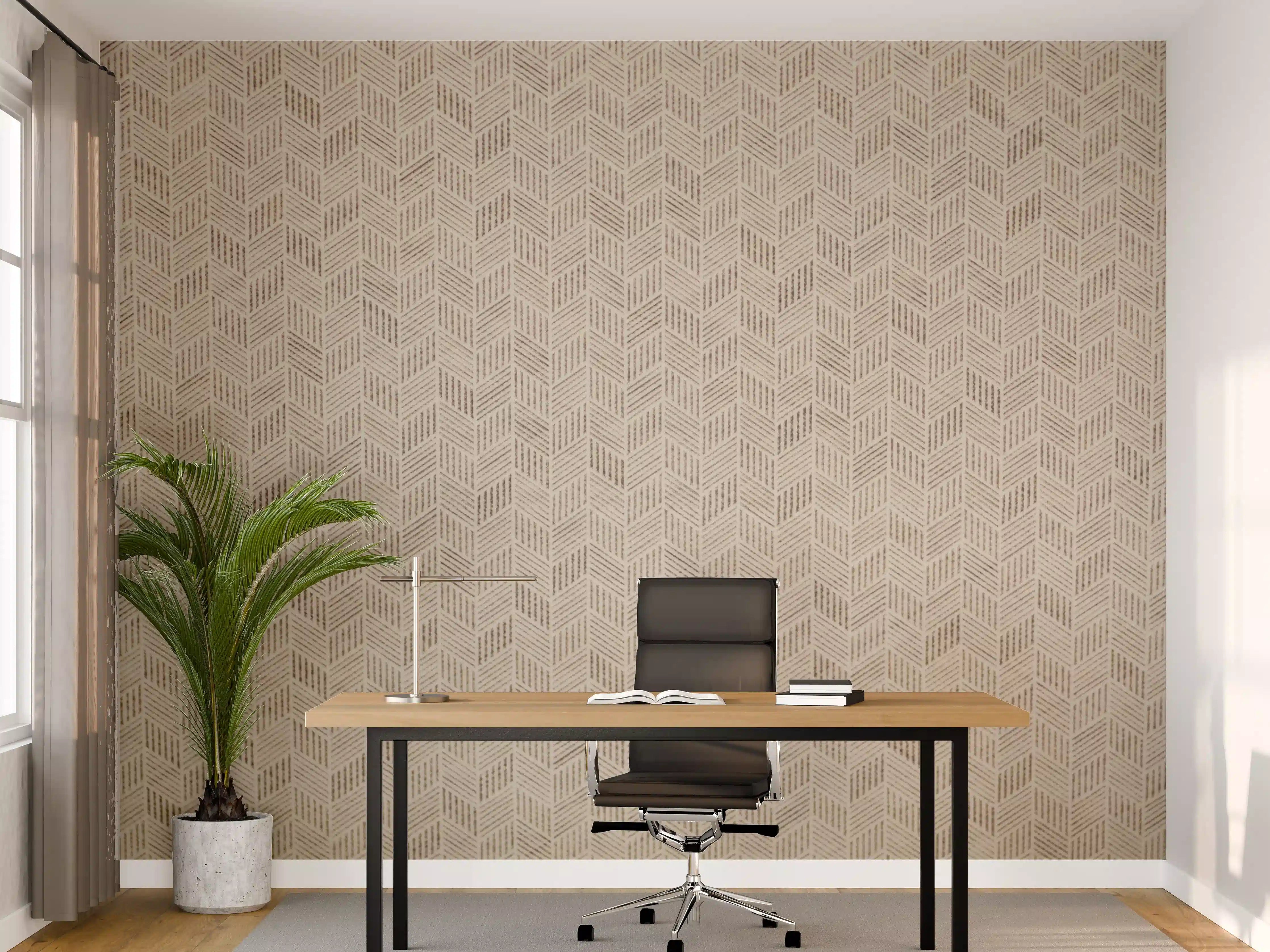 Büro Wandgestaltung - Beige Marmor-Optik Textur