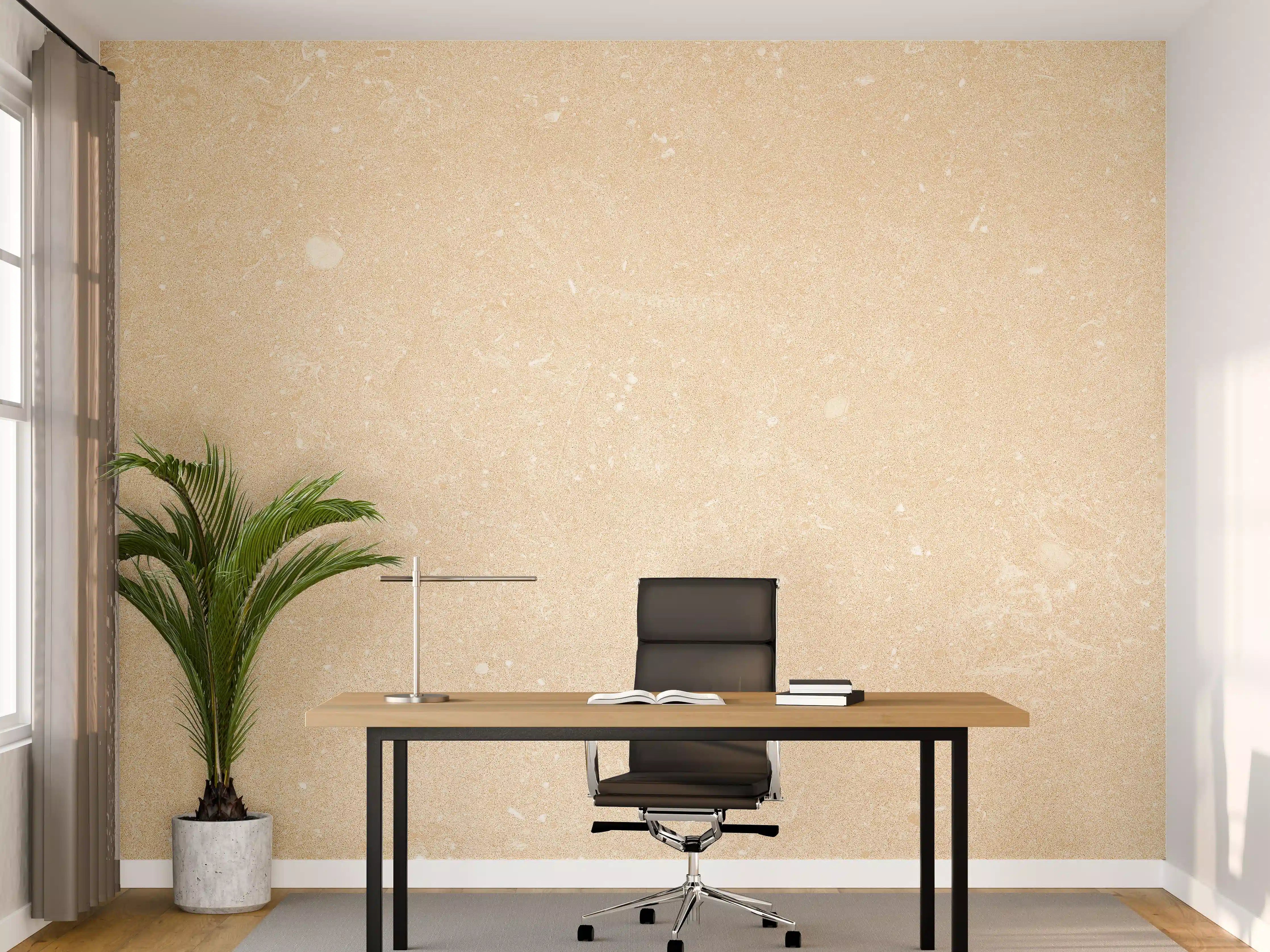 Büro Wandgestaltung - Beiger Marmor