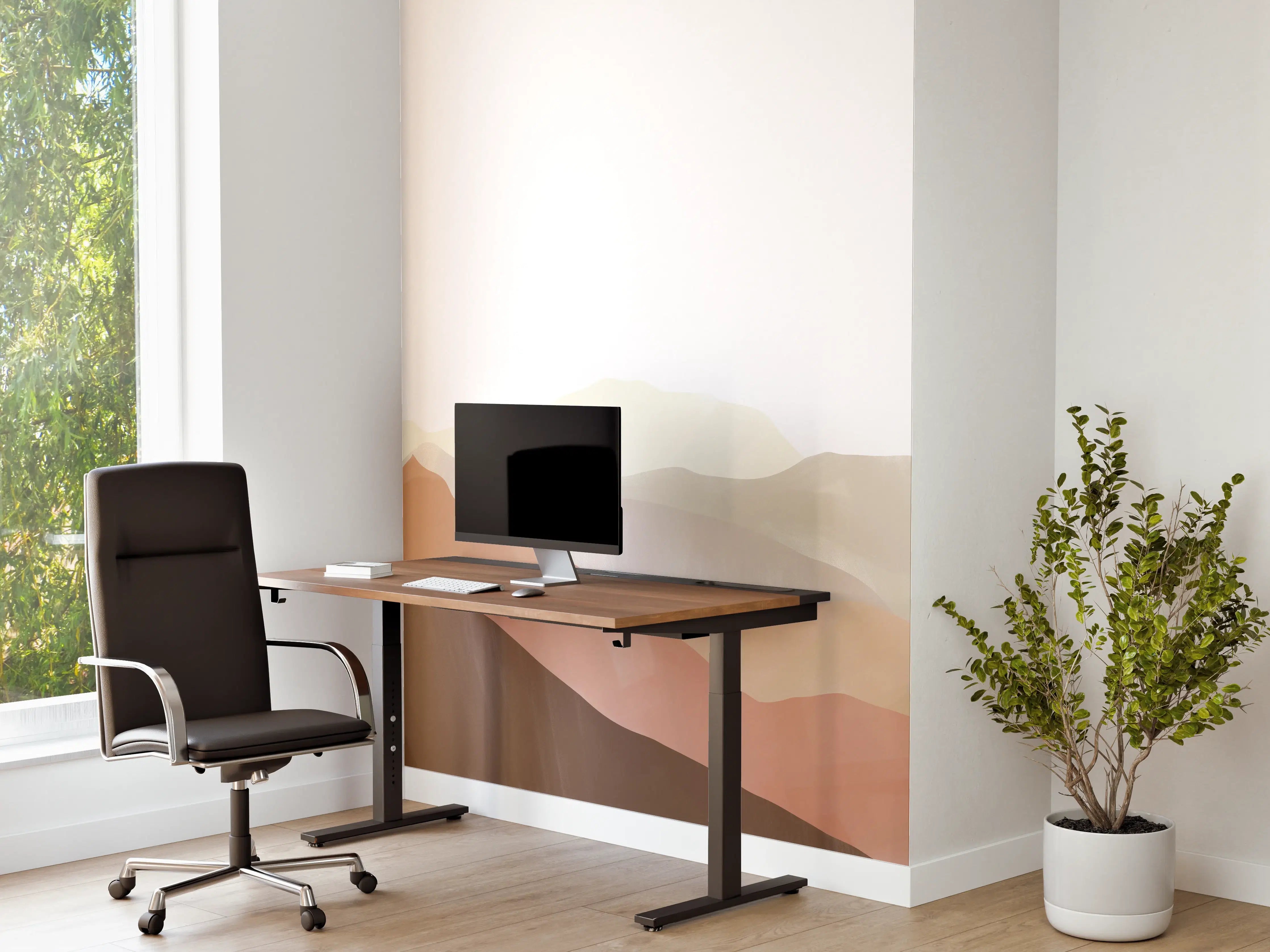 Büro Wandgestaltung - Bergige Landschaft - Gemälde