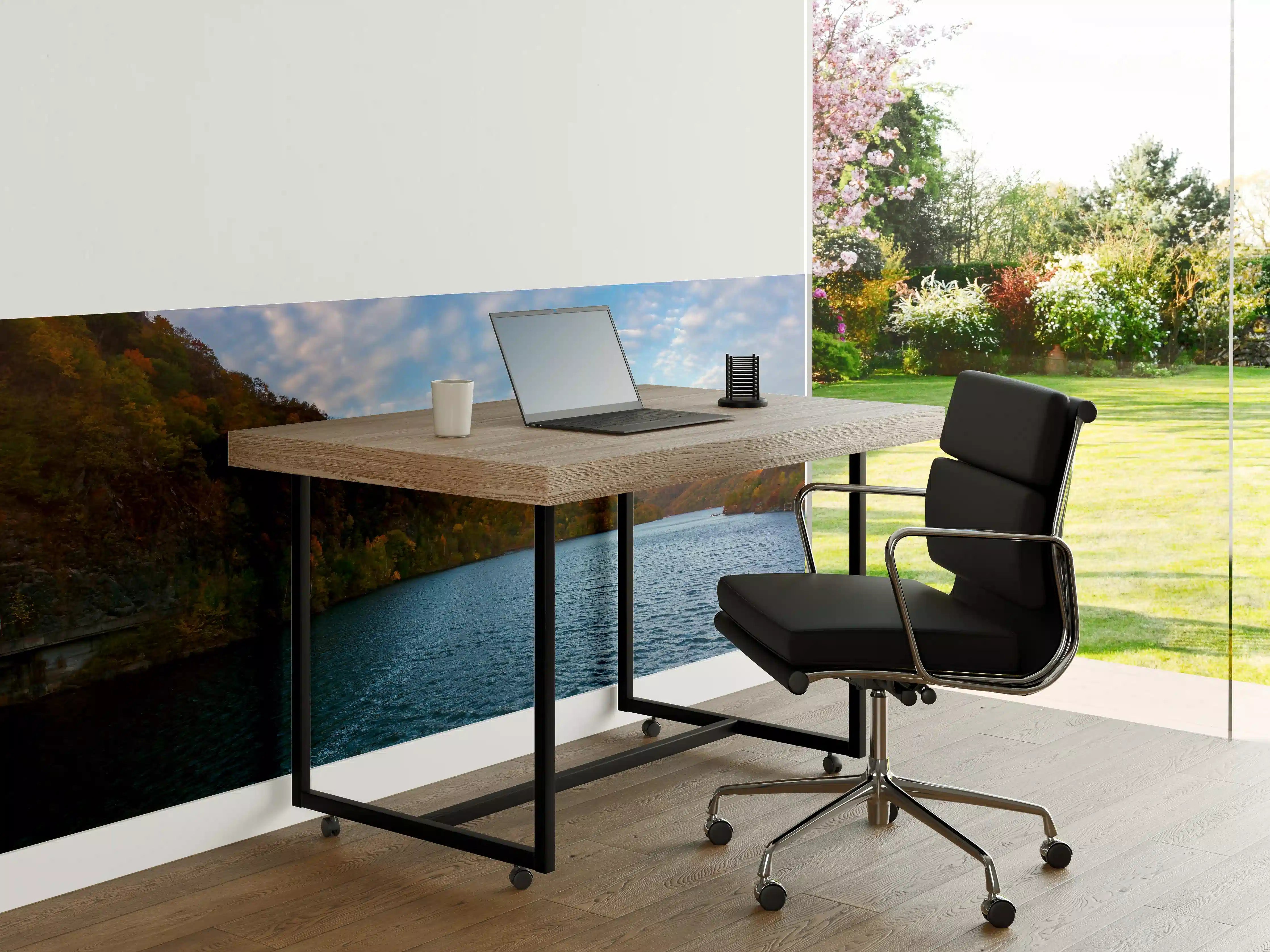 Büro Wandgestaltung - Bergsee im Sonnenlicht
