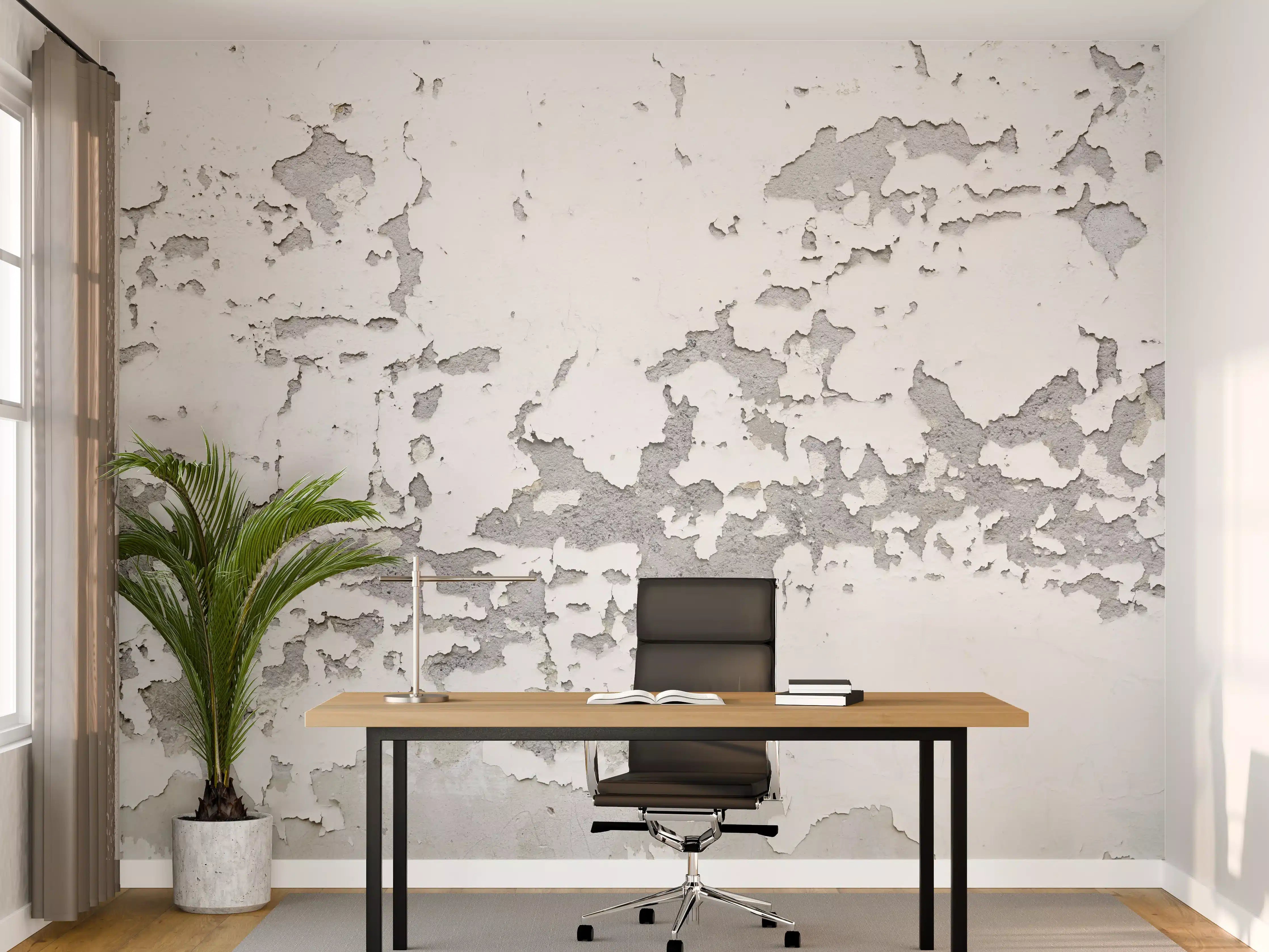 Büro Wandgestaltung - Beschädigte Wandstruktur