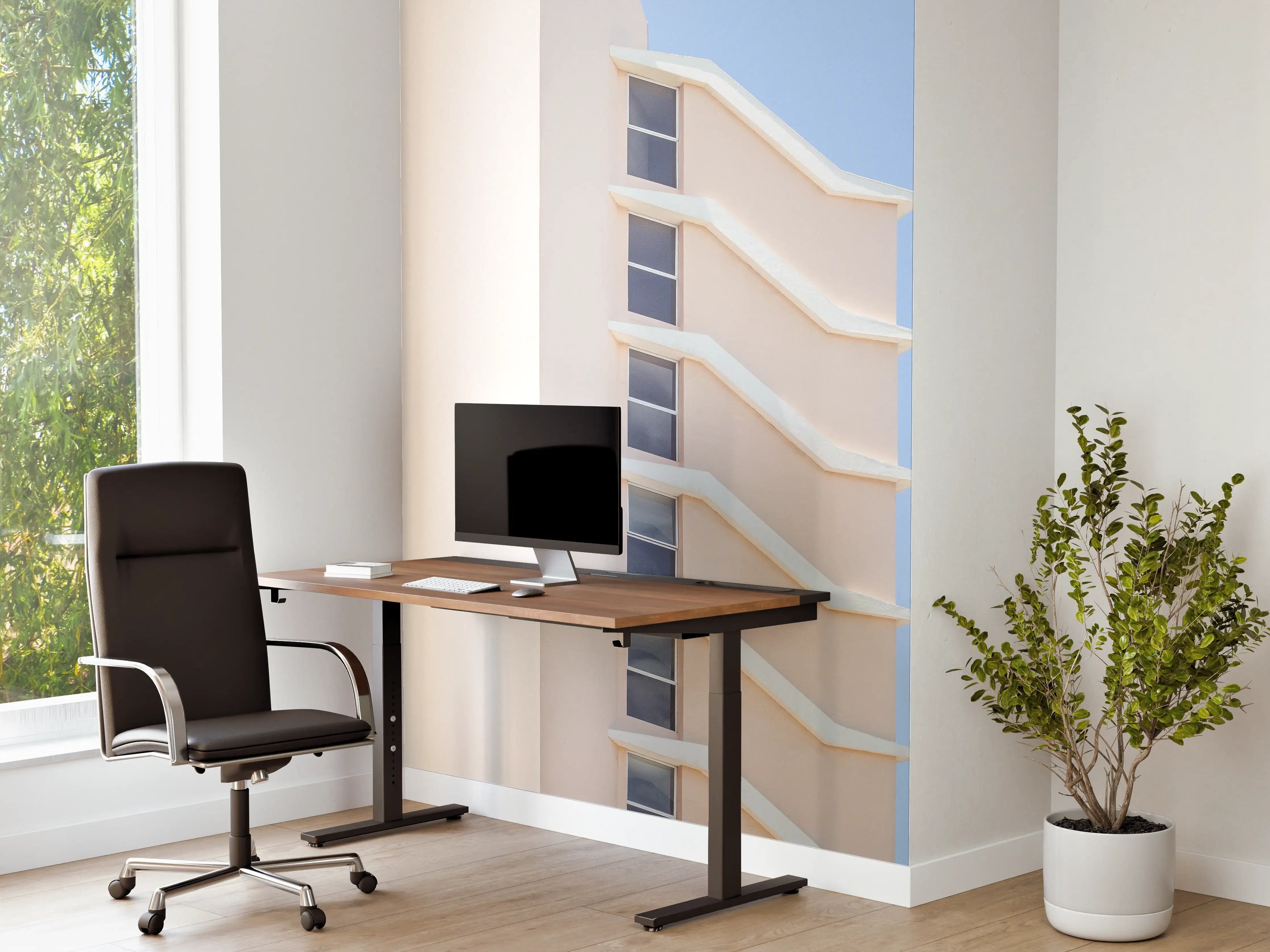 Büro Wandgestaltung - Beverly Hills Architektur Chic