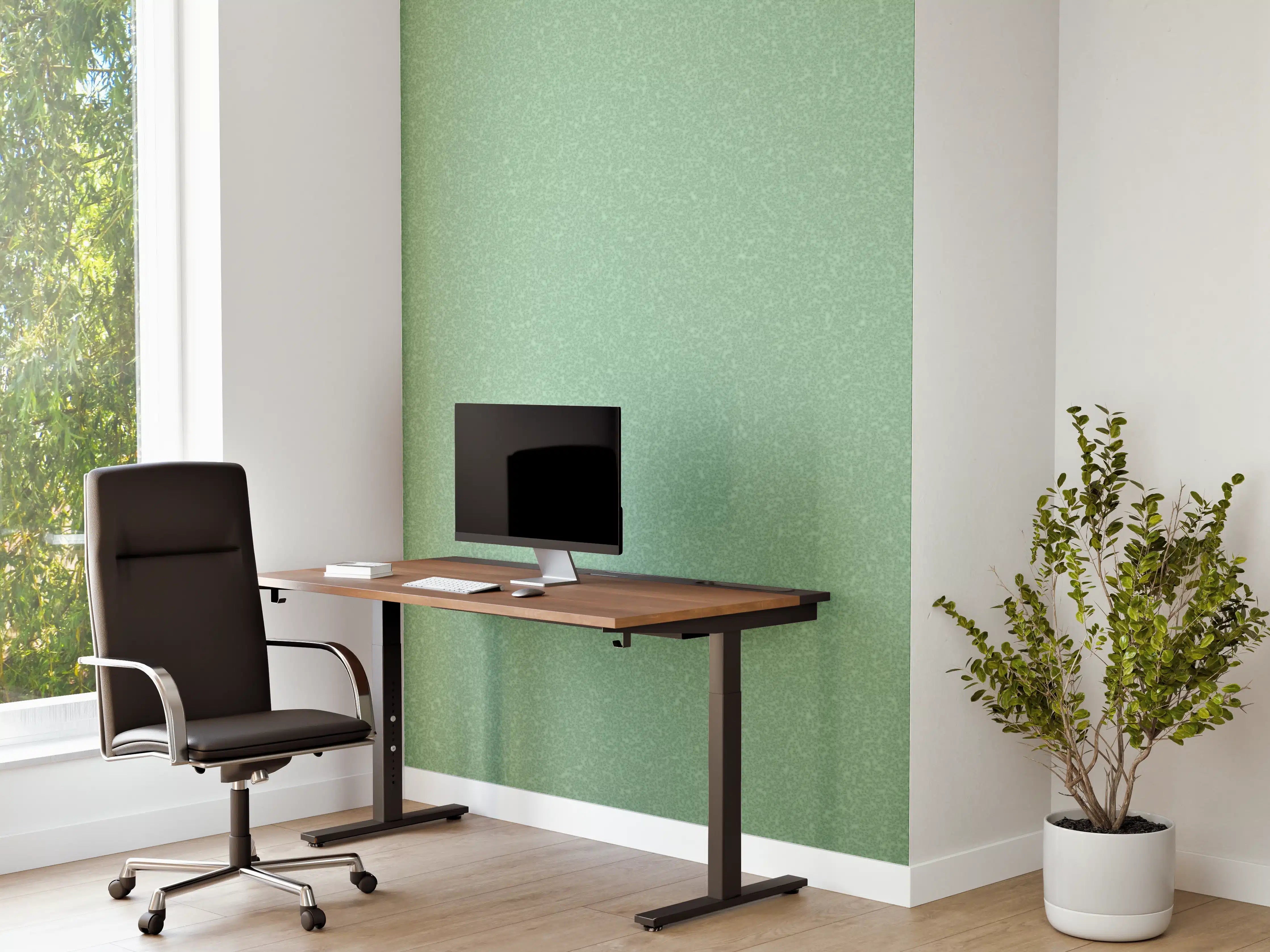 Büro Wandgestaltung - Bläuliche Wandtextur