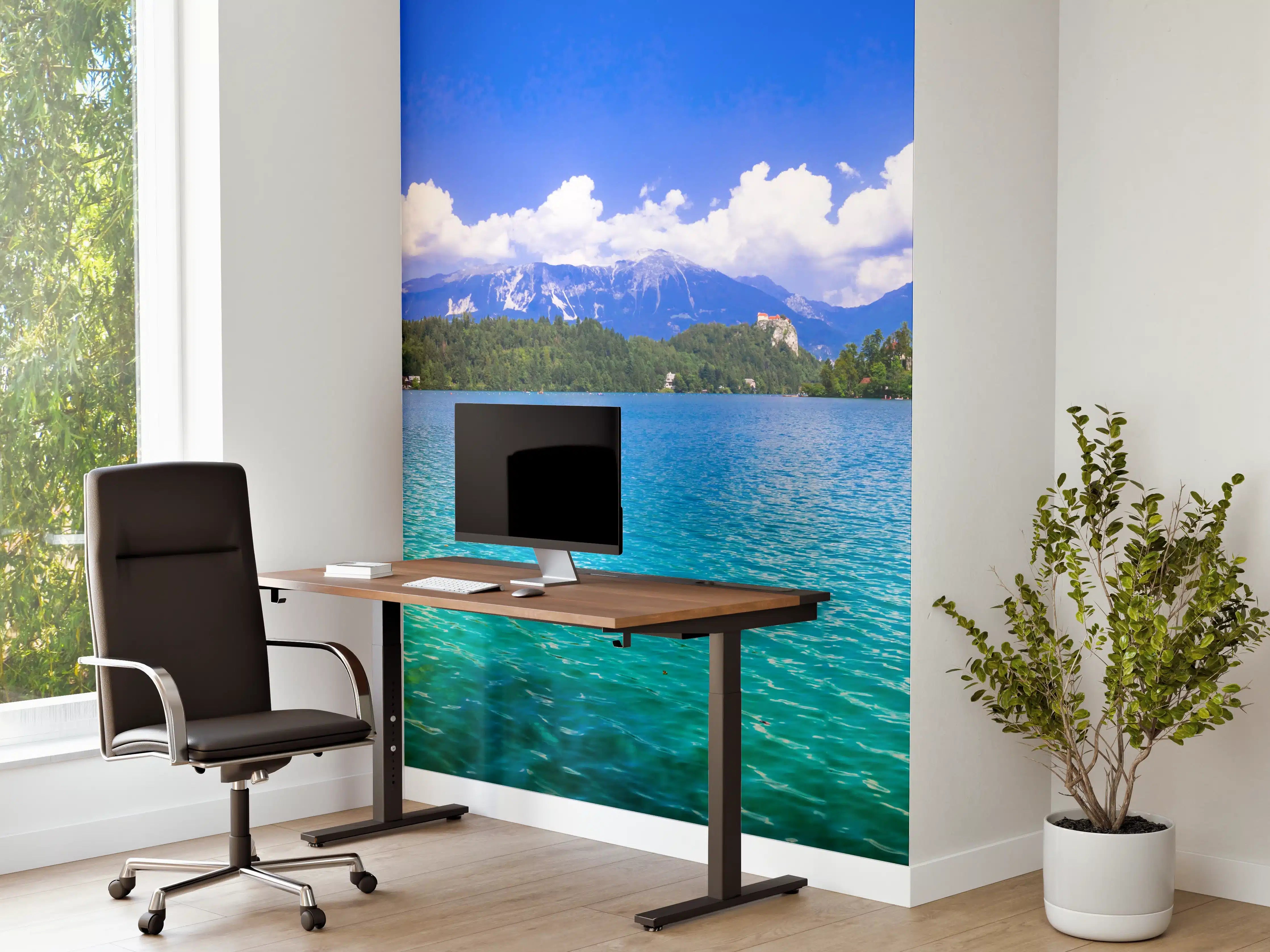 Büro Wandgestaltung - Bleder See in Slowenien 1
