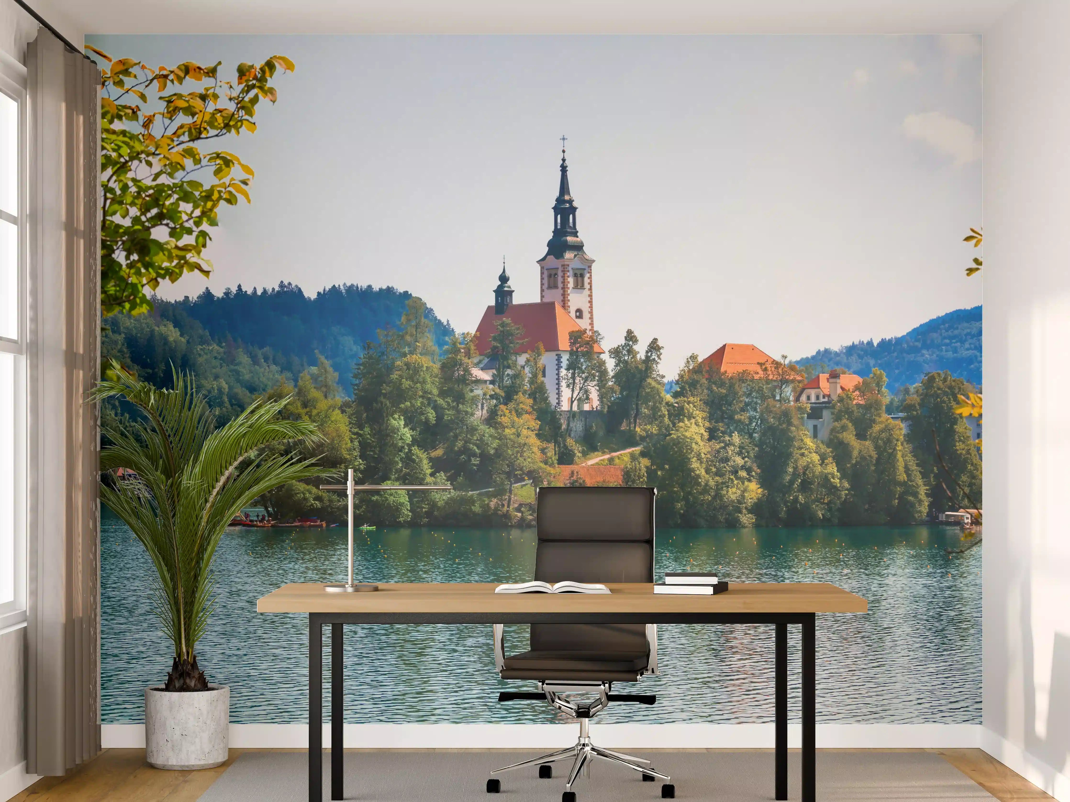 Büro Wandgestaltung - Bleder See in Slowenien 2