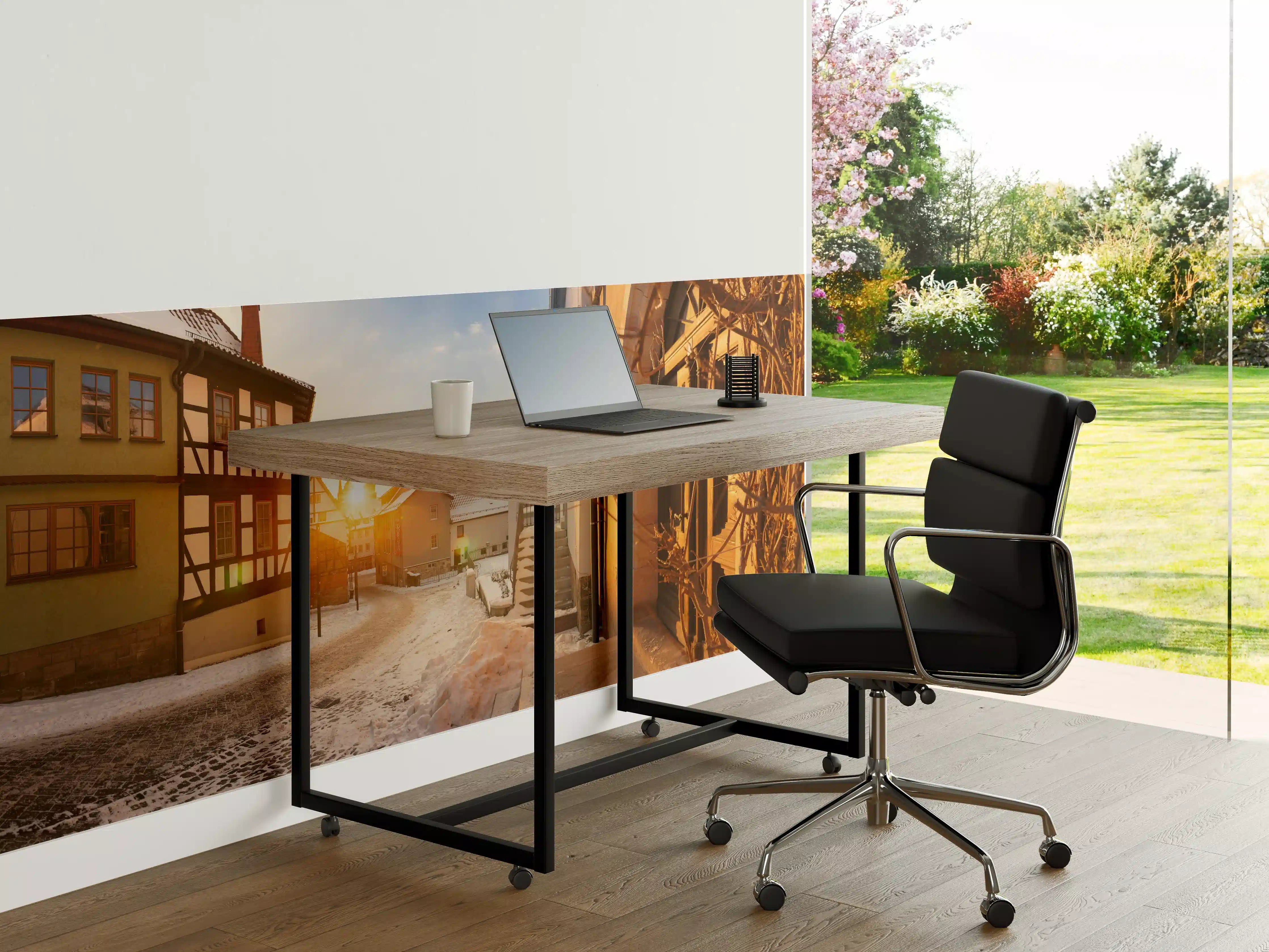 Büro Wandgestaltung - Blick auf Schmalkalden im Winter