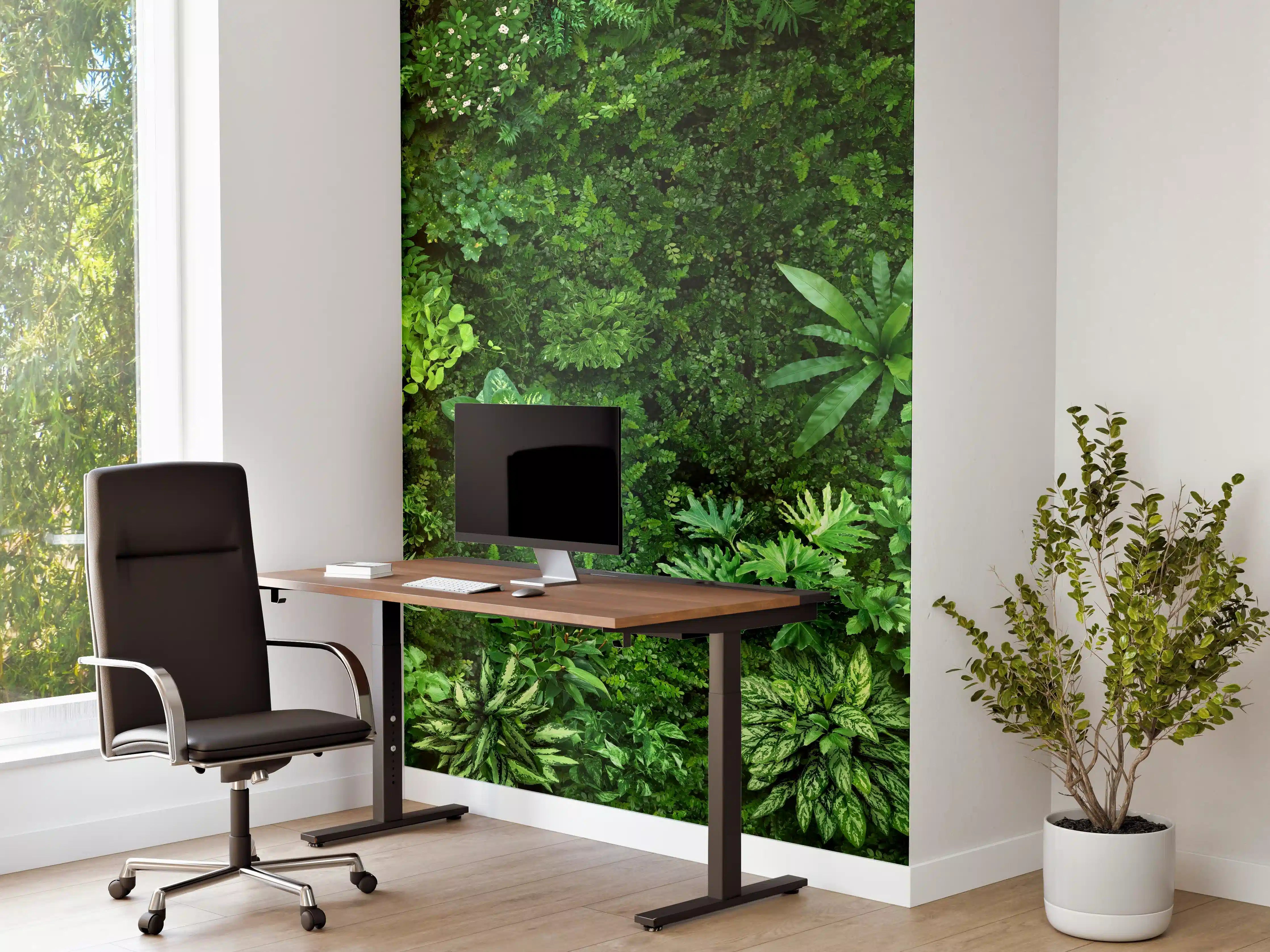 Büro Wandgestaltung - Blick auf organischen Wald