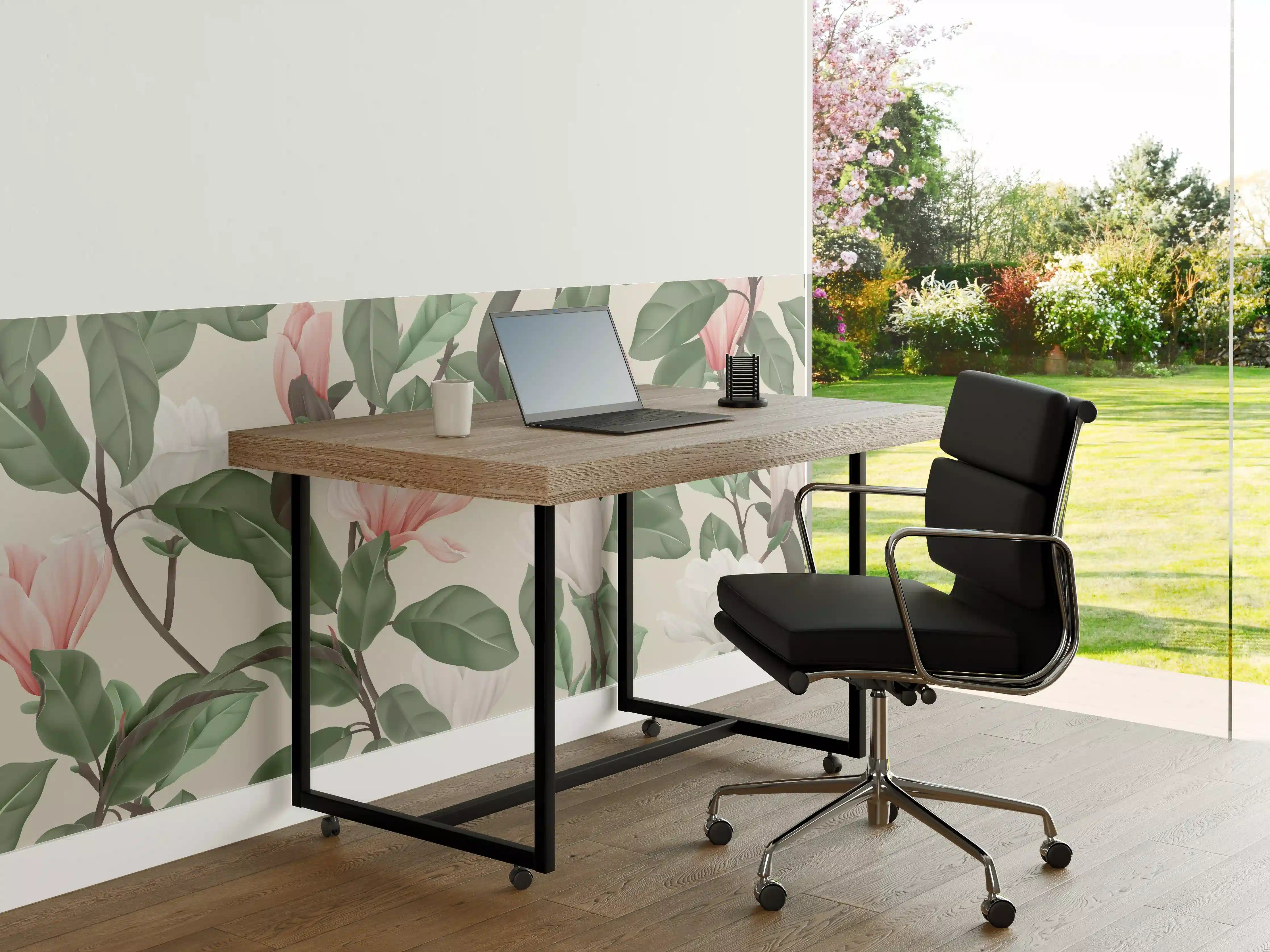 Büro Wandgestaltung - Blüten - wild & wunderschön